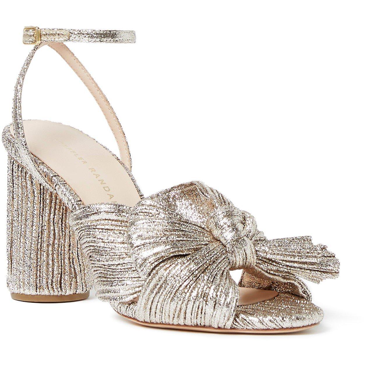 Champagne - Loeffler Randall - Women's Camellia Heeled Sandals - 1