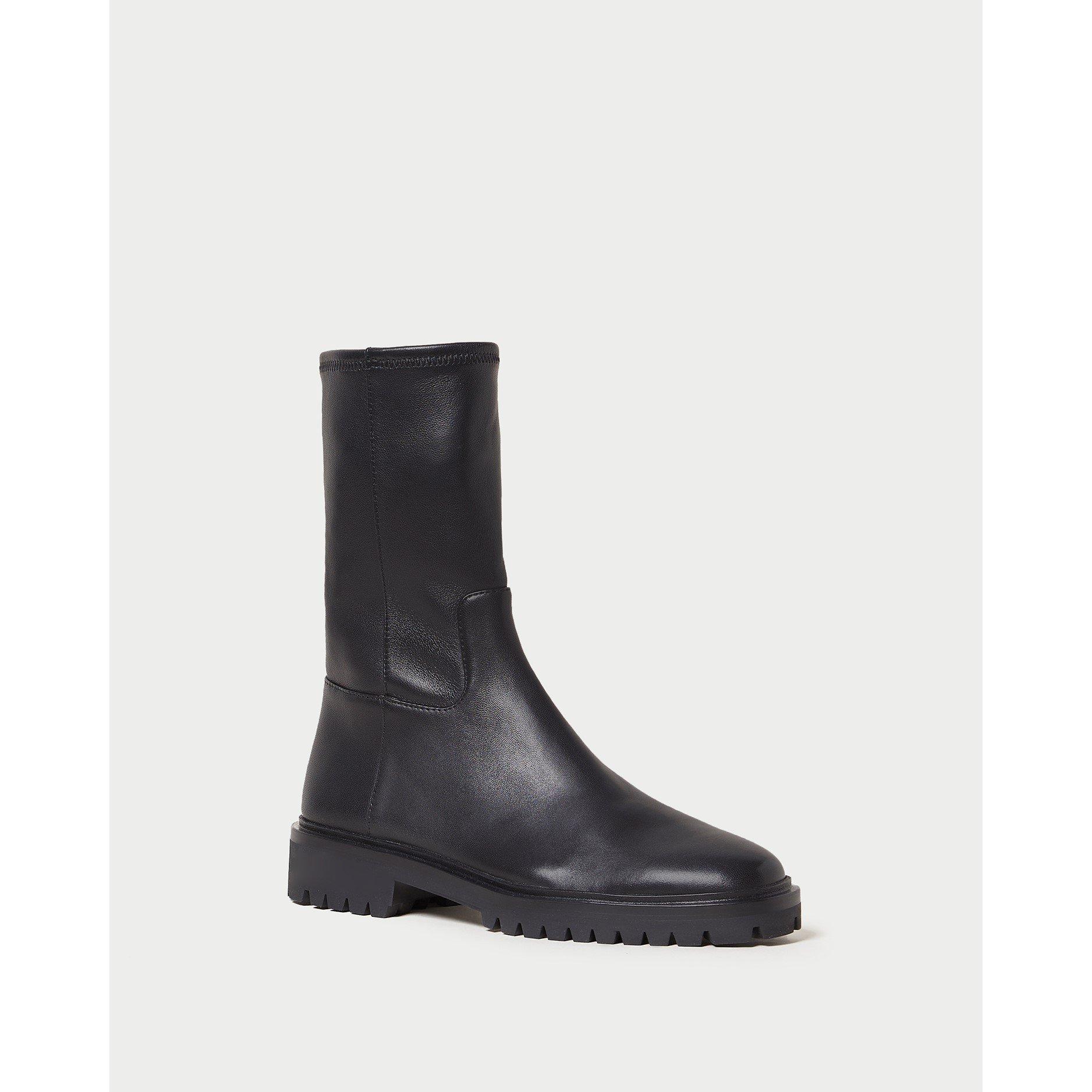 Black - Loeffler Randall - Women's Danny Flat Ankle Boots - 1