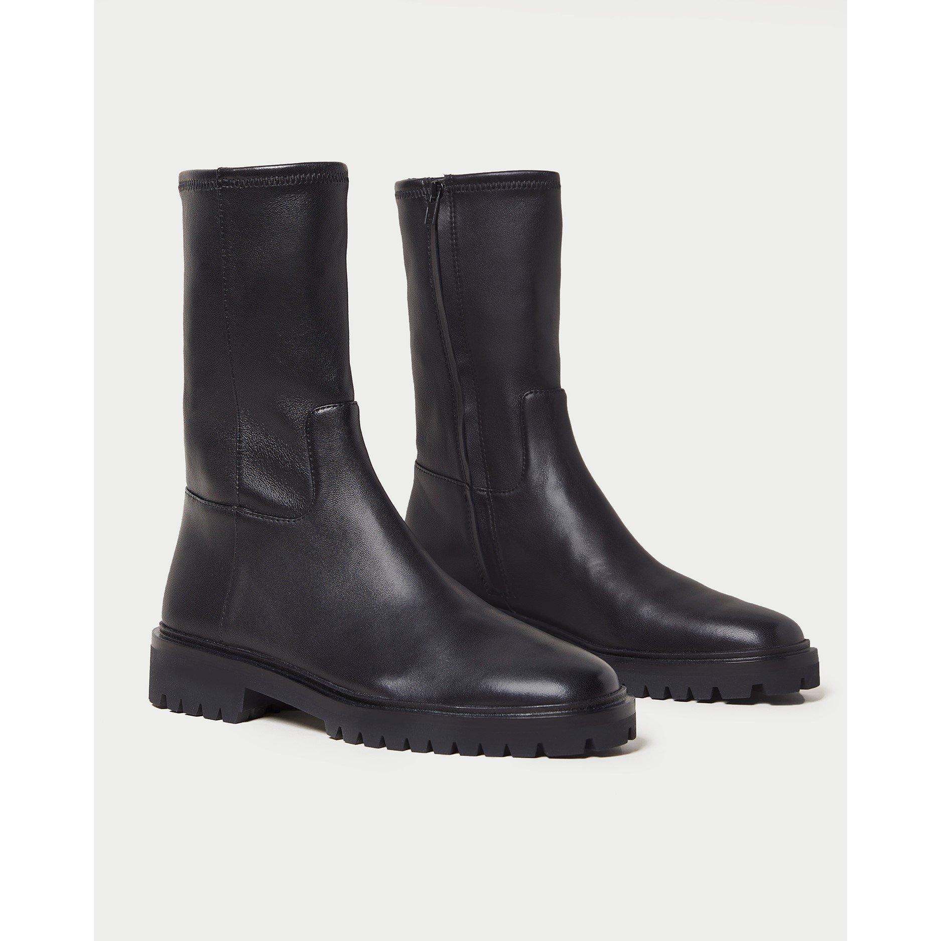 Black - Loeffler Randall - Women's Danny Flat Ankle Boots - 3