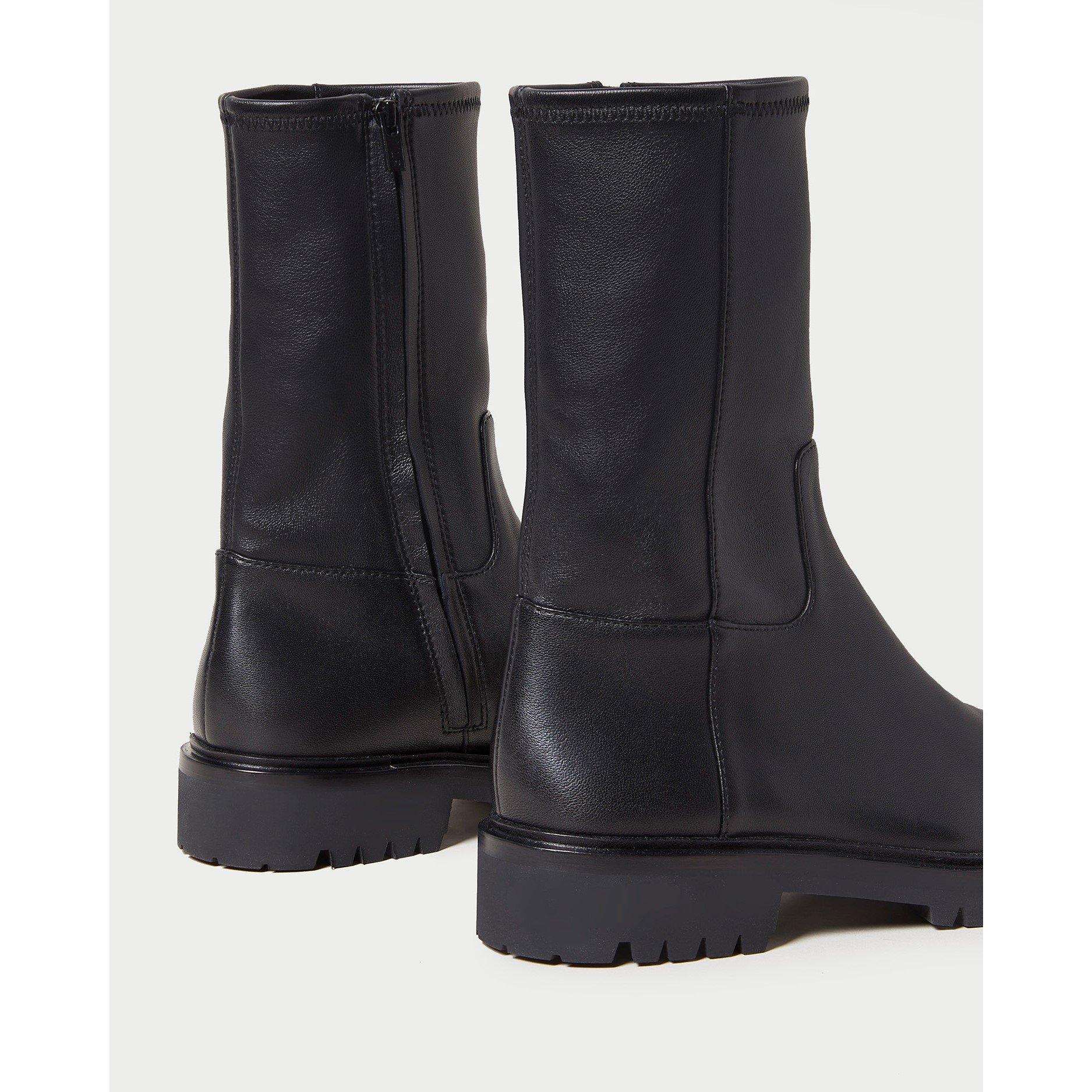 Black - Loeffler Randall - Women's Danny Flat Ankle Boots - 4