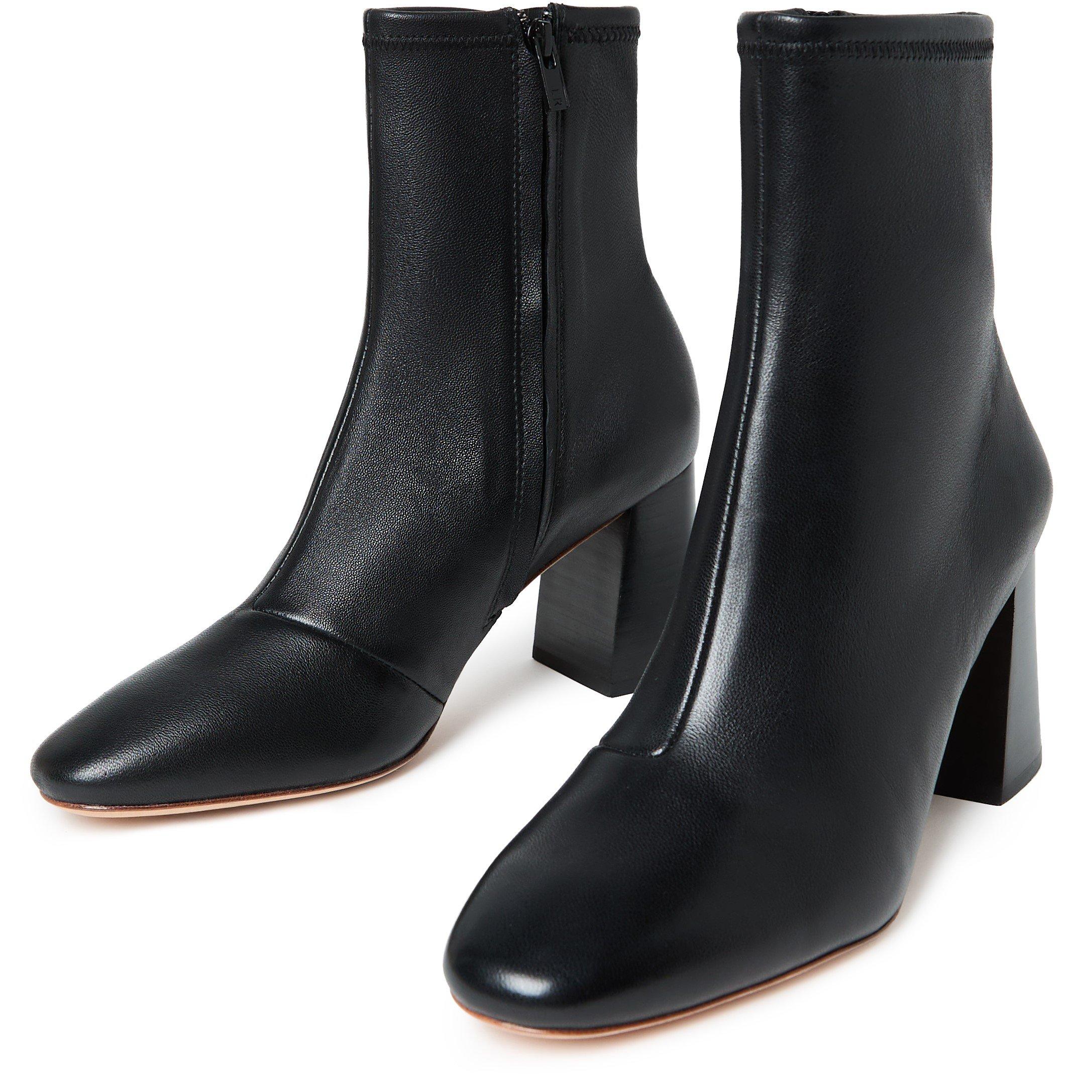 Black - Loeffler Randall - Women's Elsie Ankle Heeled Boots - 4