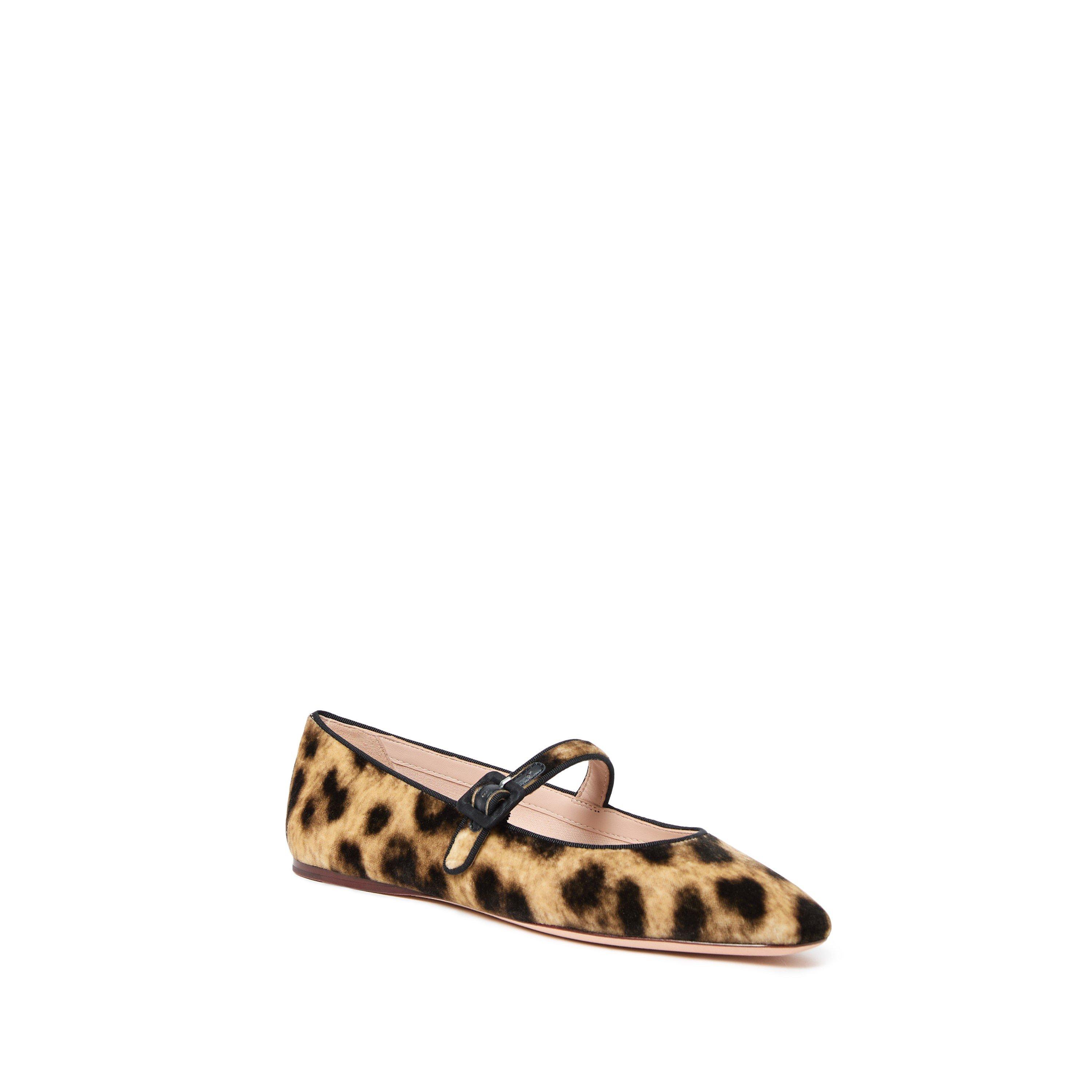 Leopard - Loeffler Randall - Women's Ginger Belt Ballet Pumps - 1