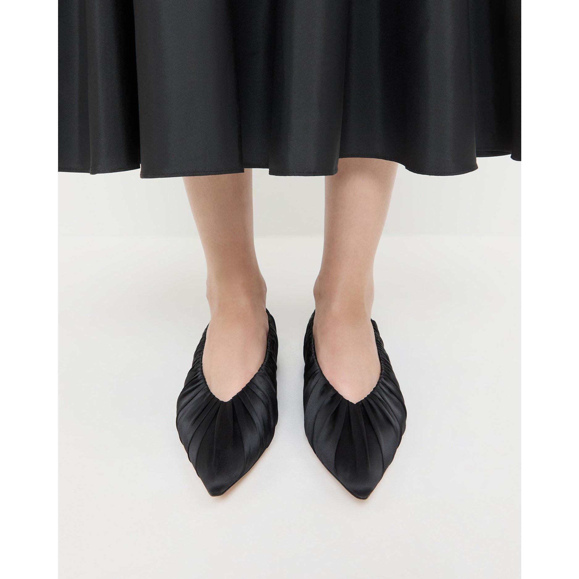 Black - Loeffler Randall - Women's Lane Belt Ballet Pumps - 2