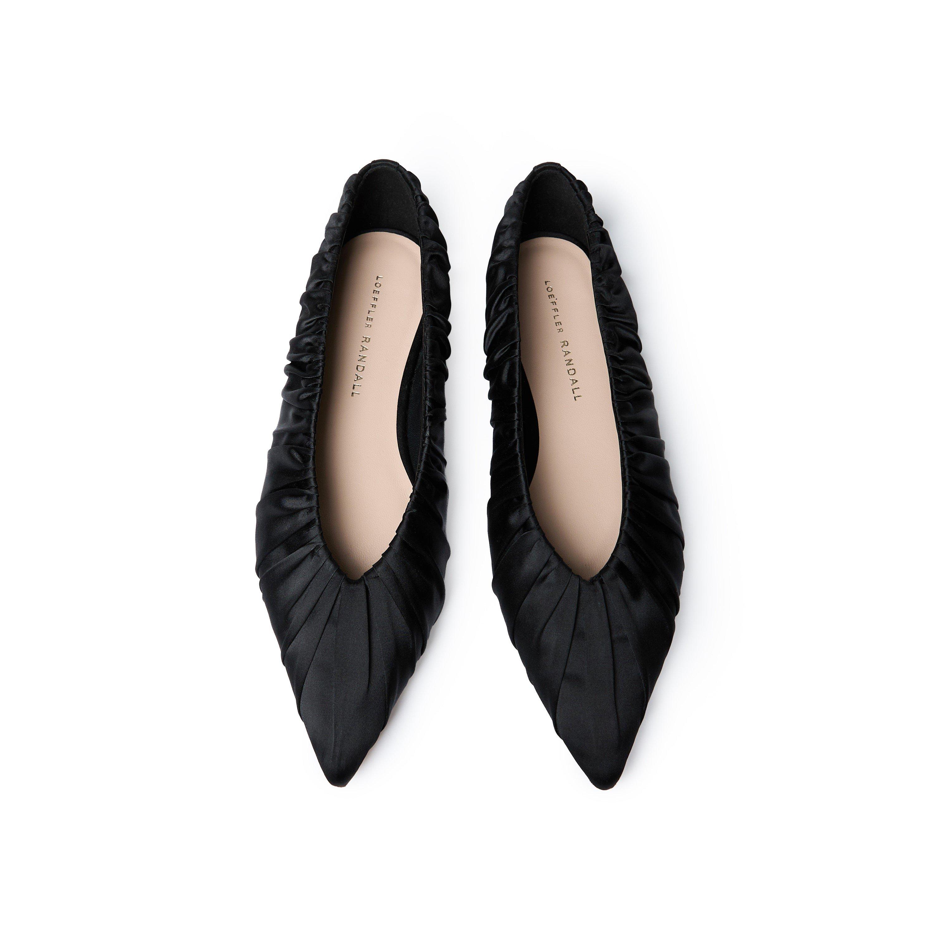 Black - Loeffler Randall - Women's Lane Belt Ballet Pumps - 4