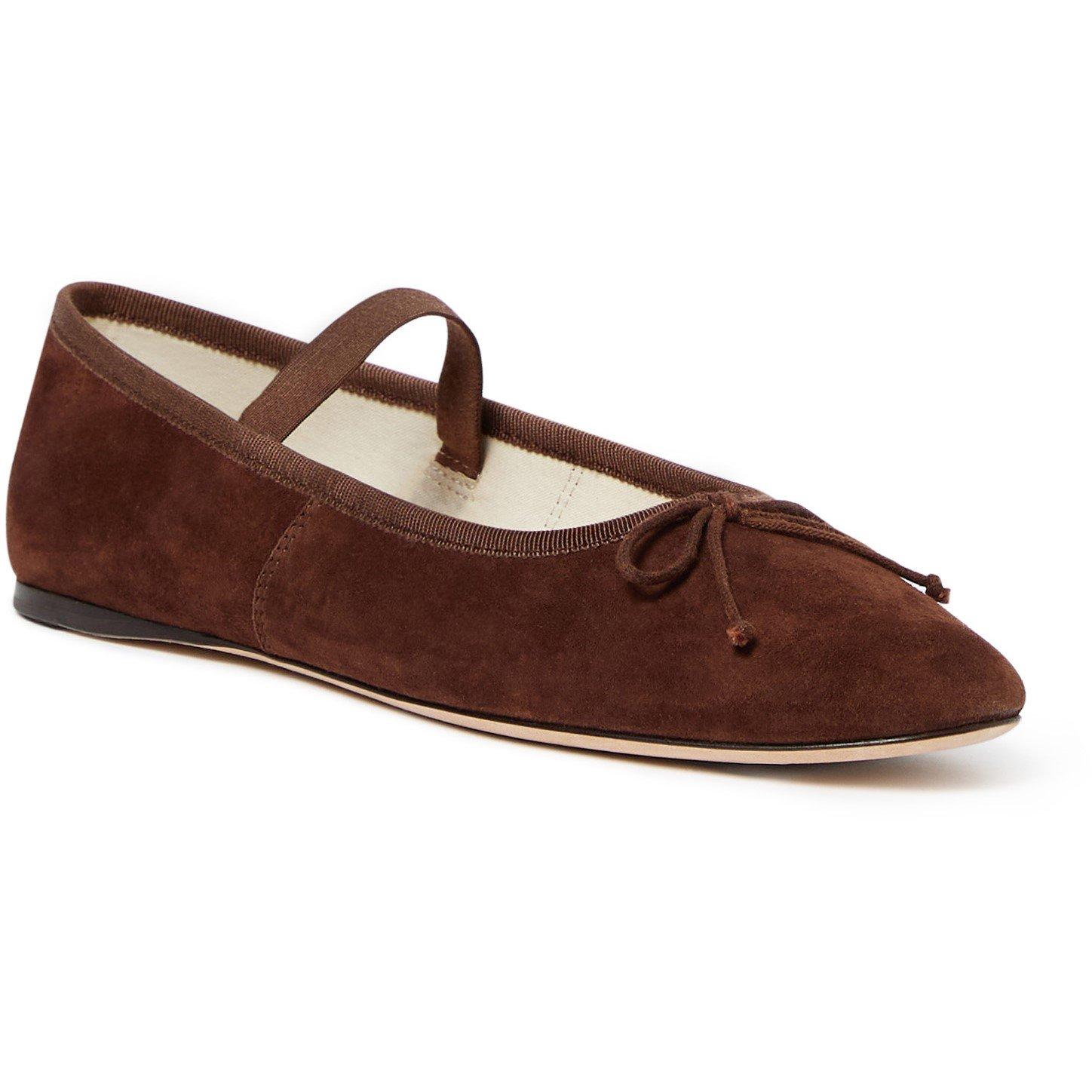 Espresso - Loeffler Randall - Women's Leonie Belt Ballet Pumps - 1