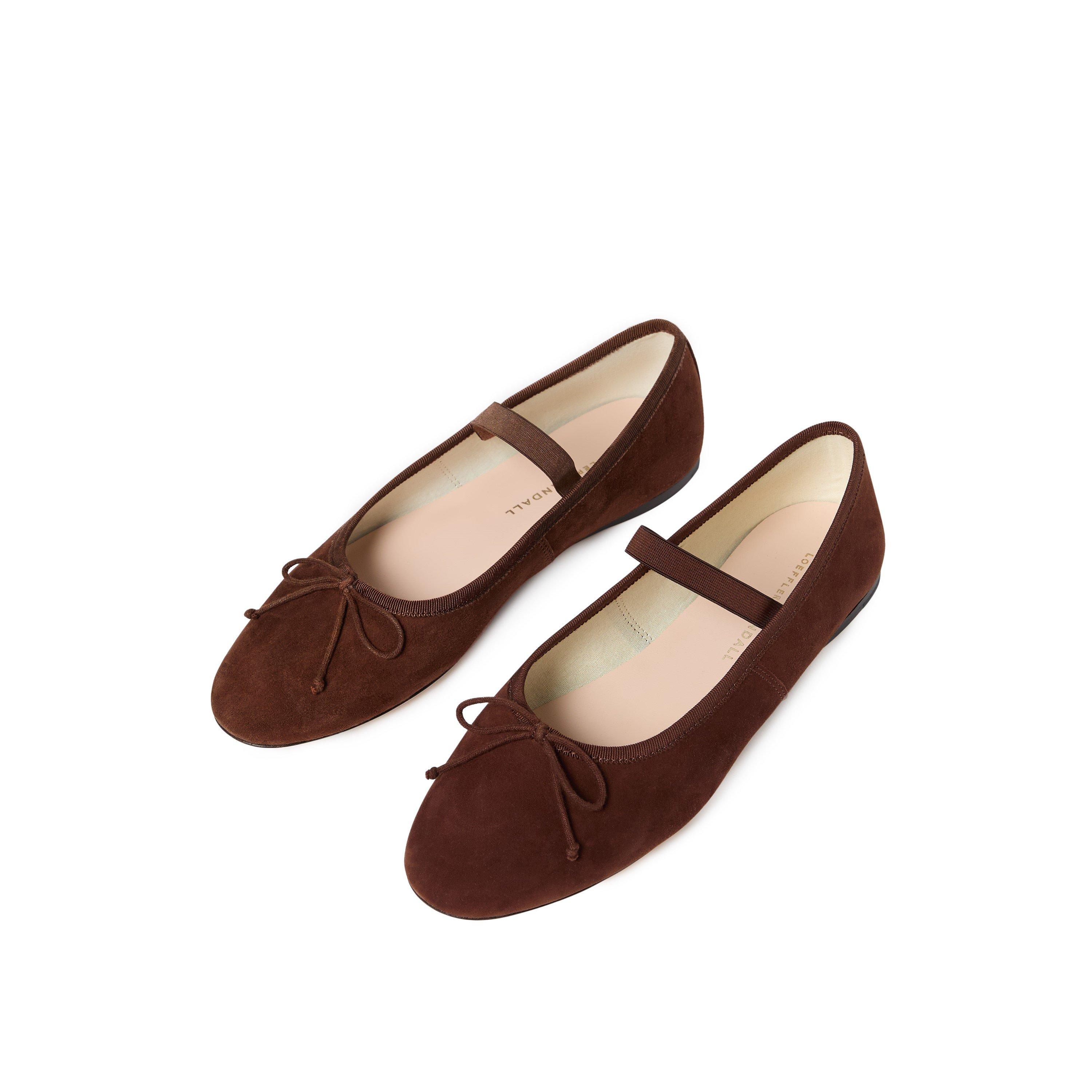 Espresso - Loeffler Randall - Women's Leonie Belt Ballet Pumps - 3