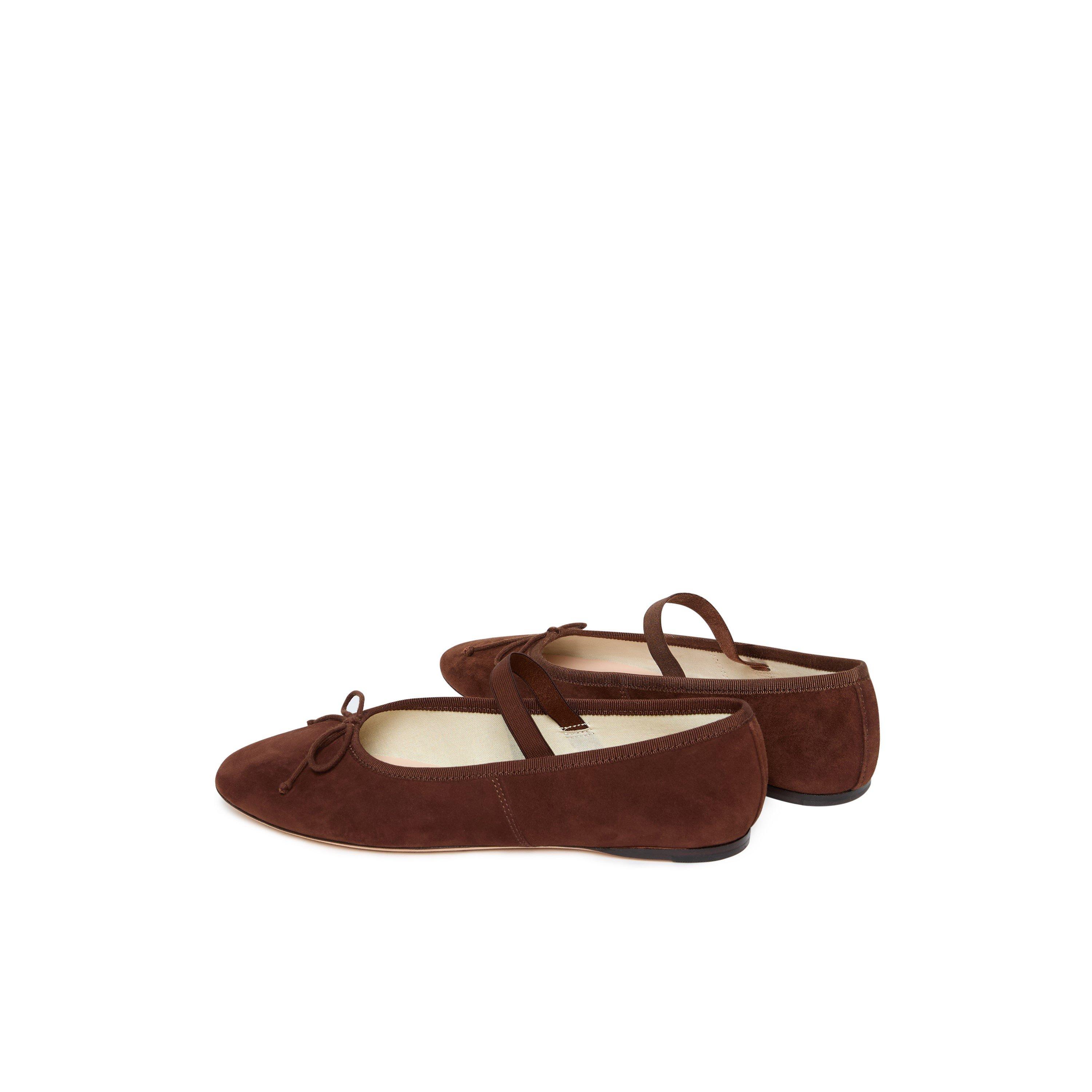 Espresso - Loeffler Randall - Women's Leonie Belt Ballet Pumps - 4