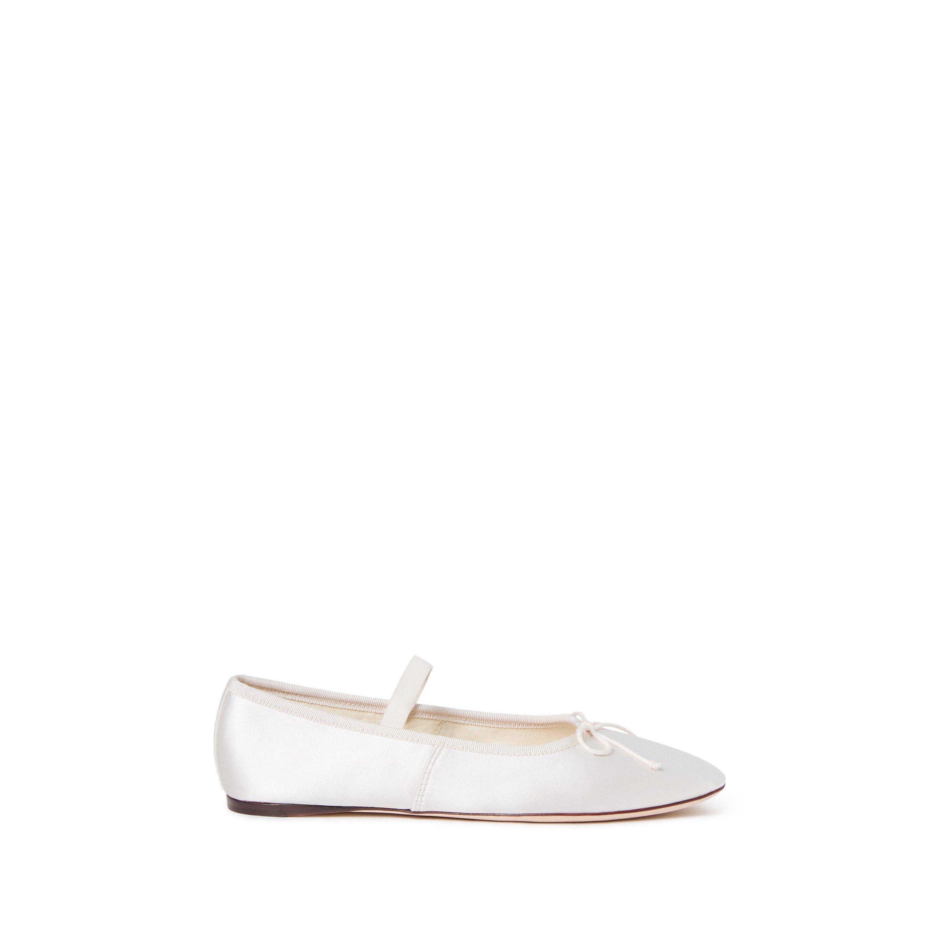 Cream - Loeffler Randall - Women's Leonie Stn Ballet Pumps - 2