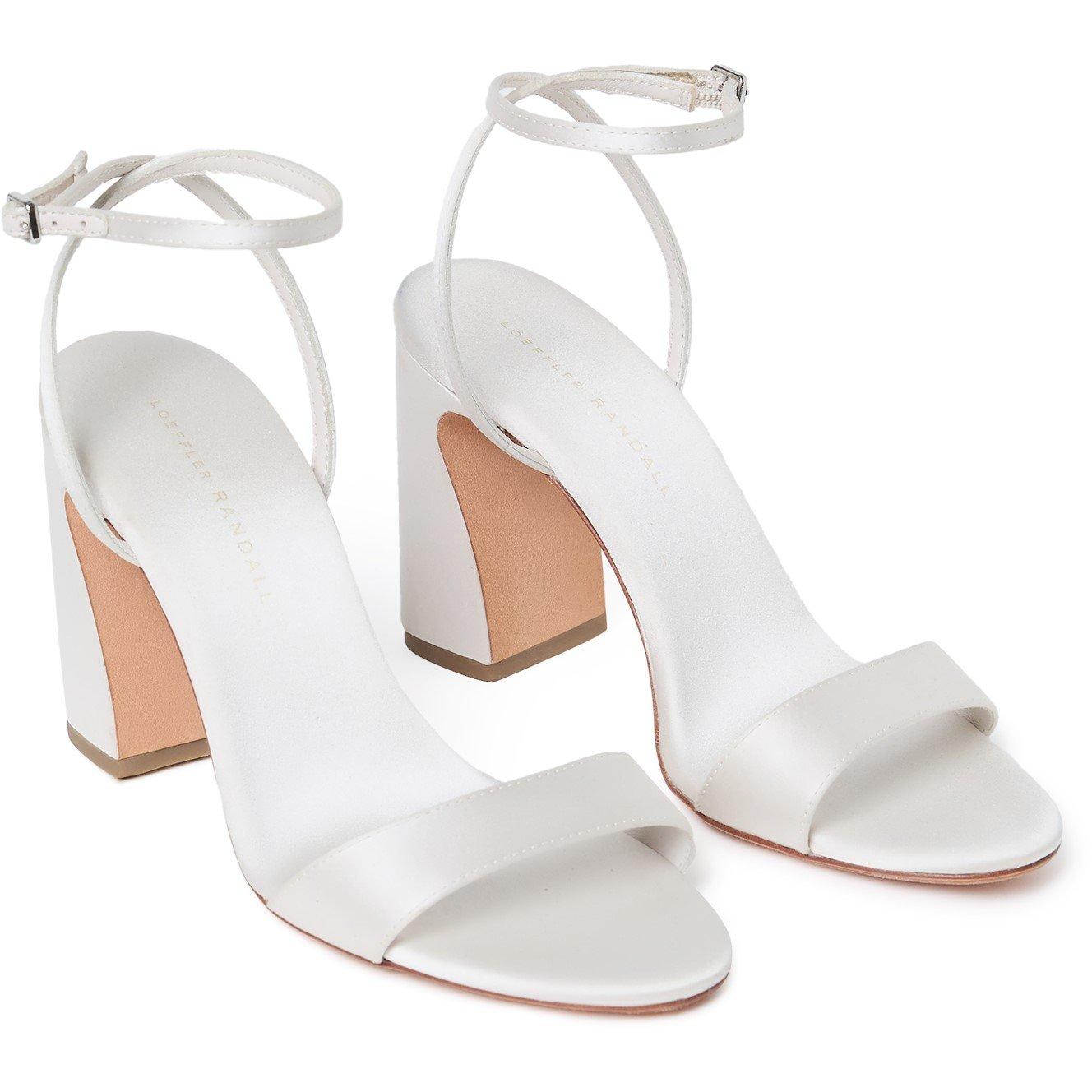 Cream - Loeffler Randall - Women's Malia Heeled Sandals - 5