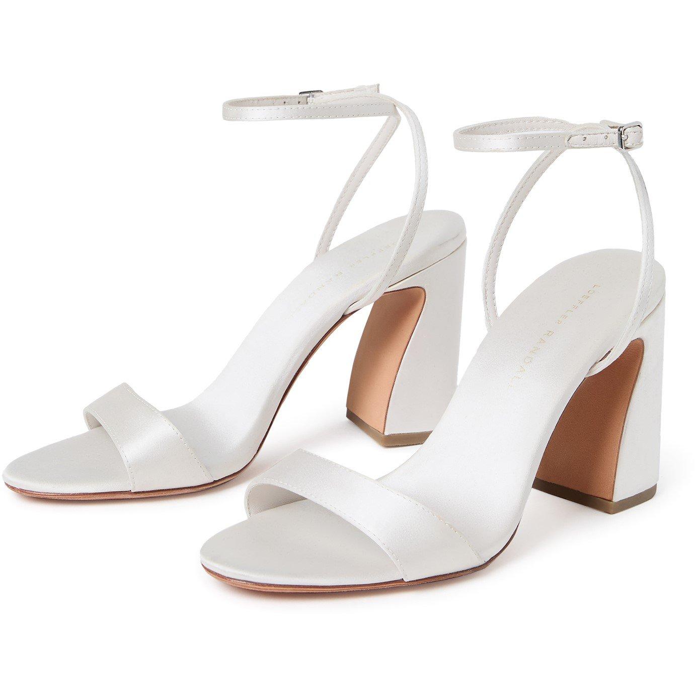 Cream - Loeffler Randall - Women's Malia Heeled Sandals - 6