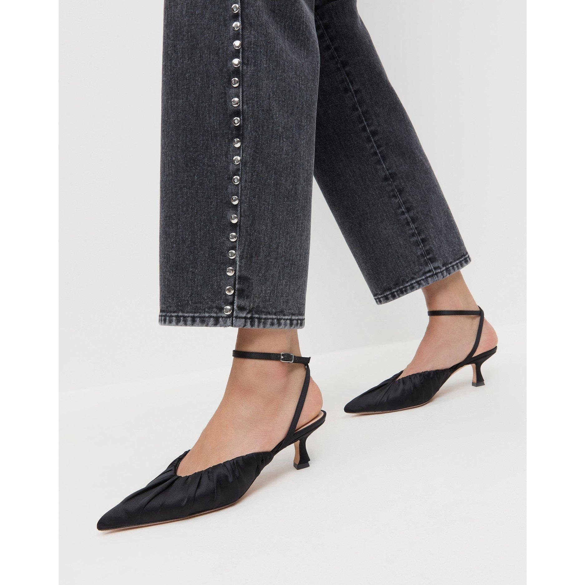 Black - Loeffler Randall - Women's Rio Stiletto Court Shoes - 6