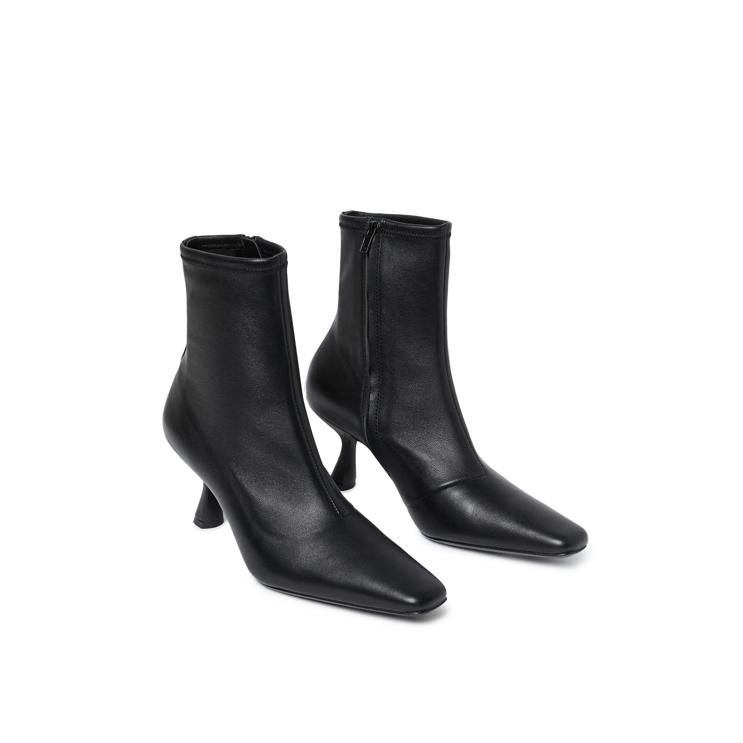 Black - Loeffler Randall - Women's Thandy AB Ankle Heeled Boot - 3