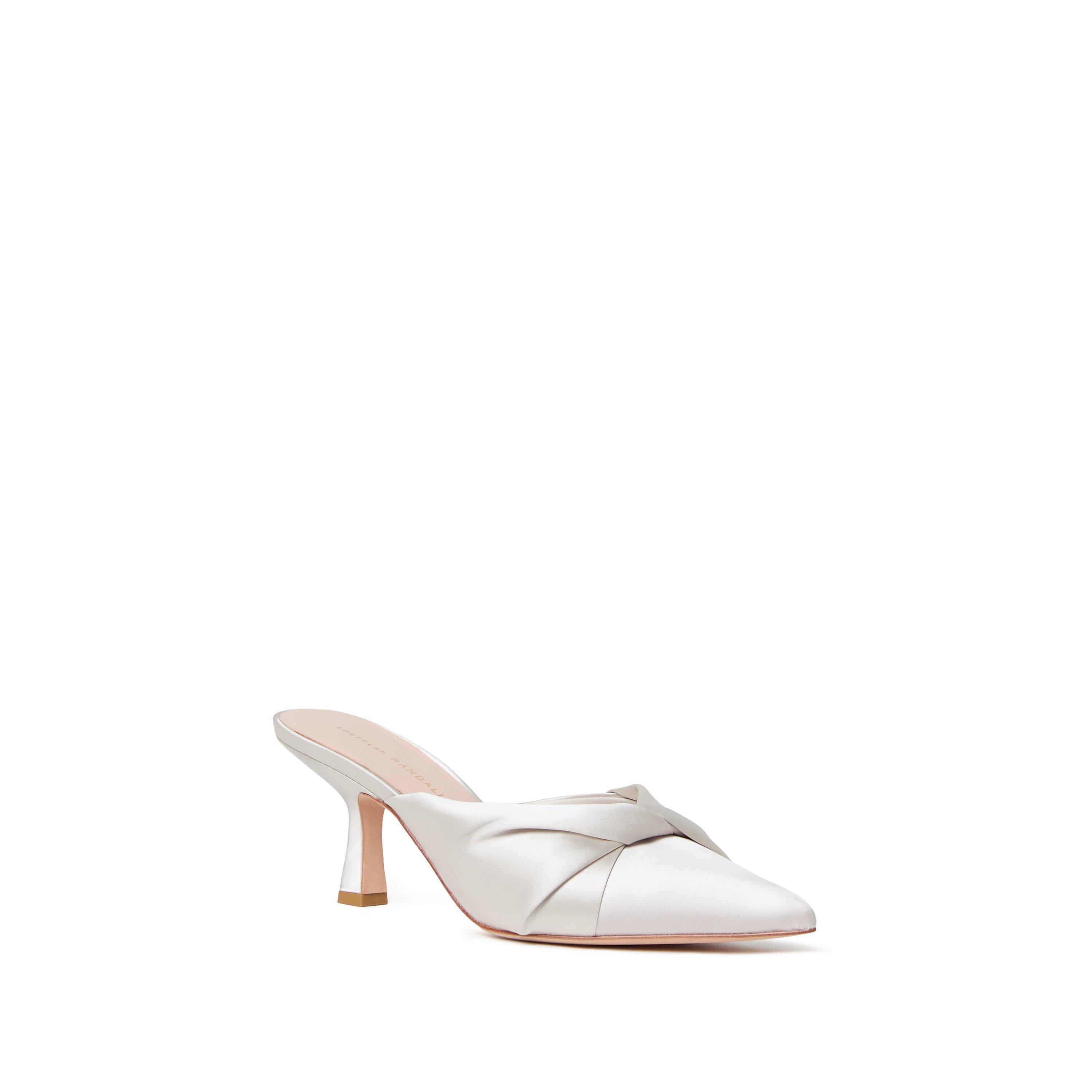 Cream - Loeffler Randall - Women's Tyla Heeled Mules - 1
