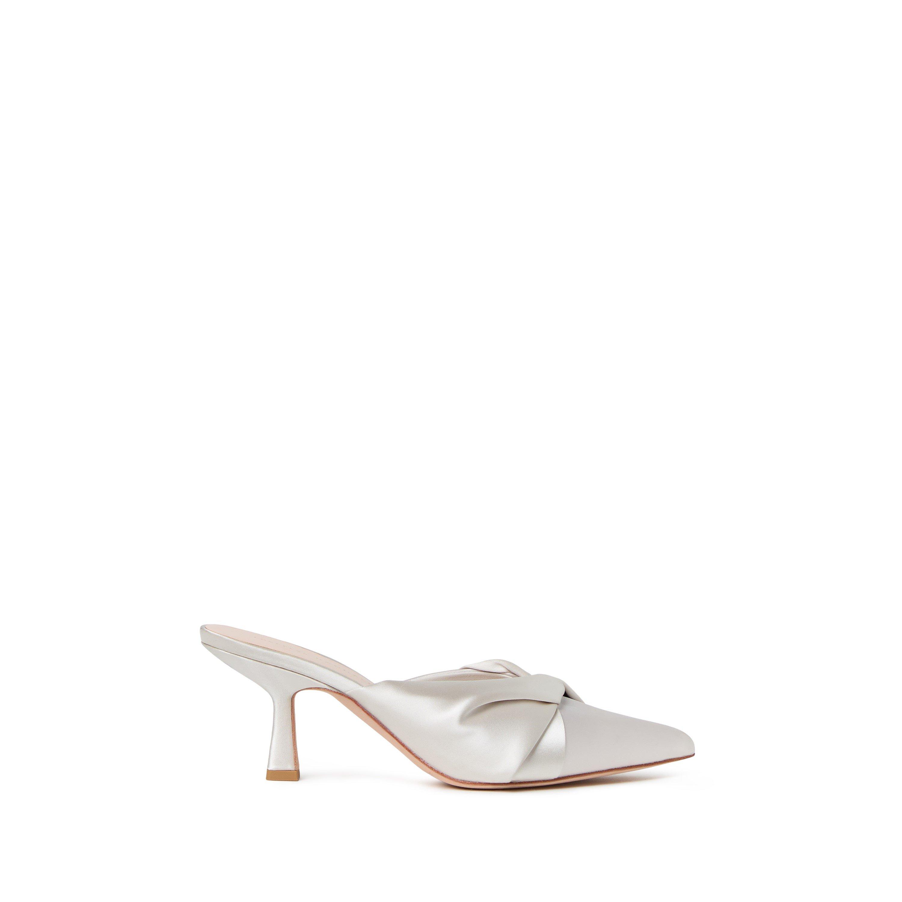 Cream - Loeffler Randall - Women's Tyla Heeled Mules - 2