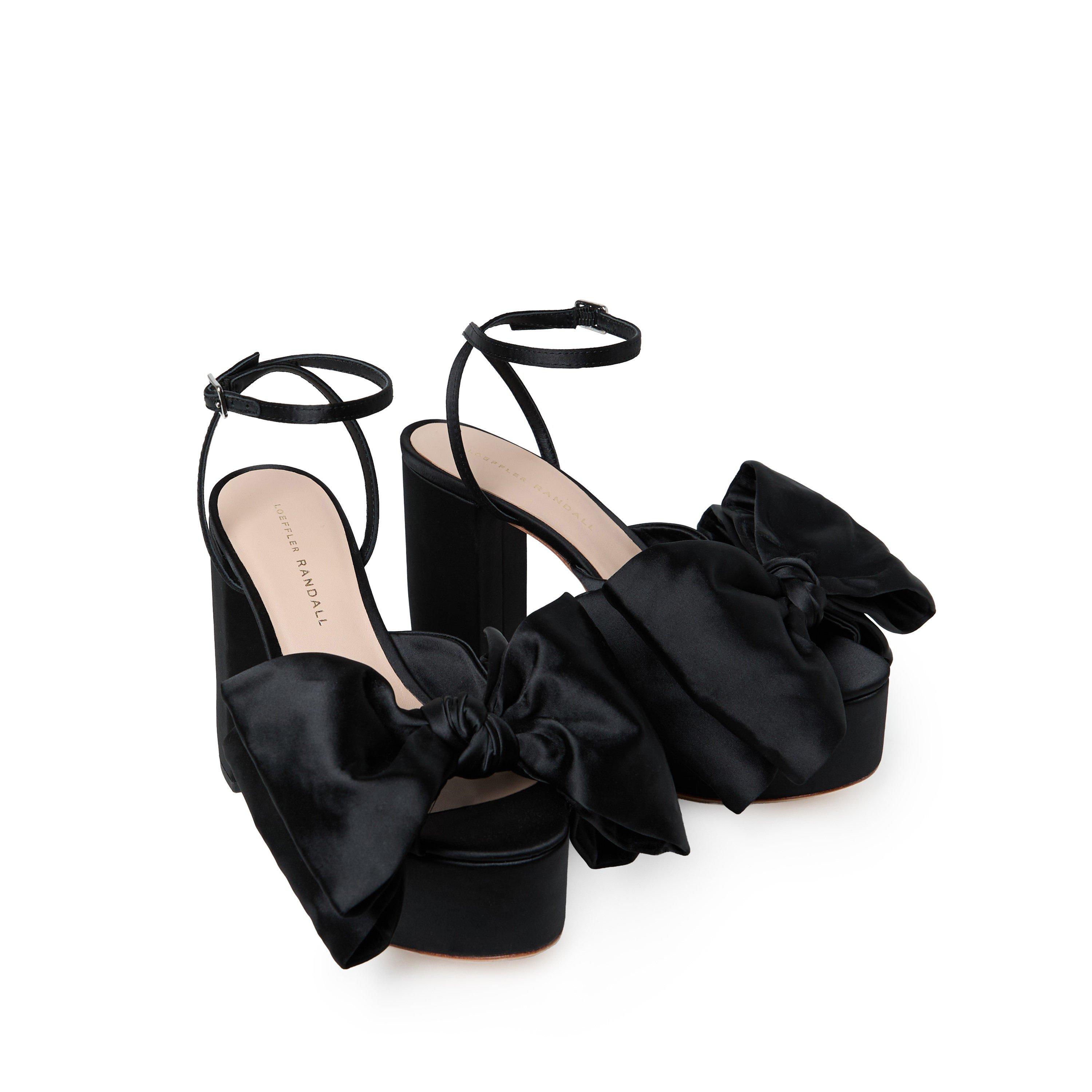 Black - Loeffler Randall - Women's Kiki Platform Heeled Sandals - 3