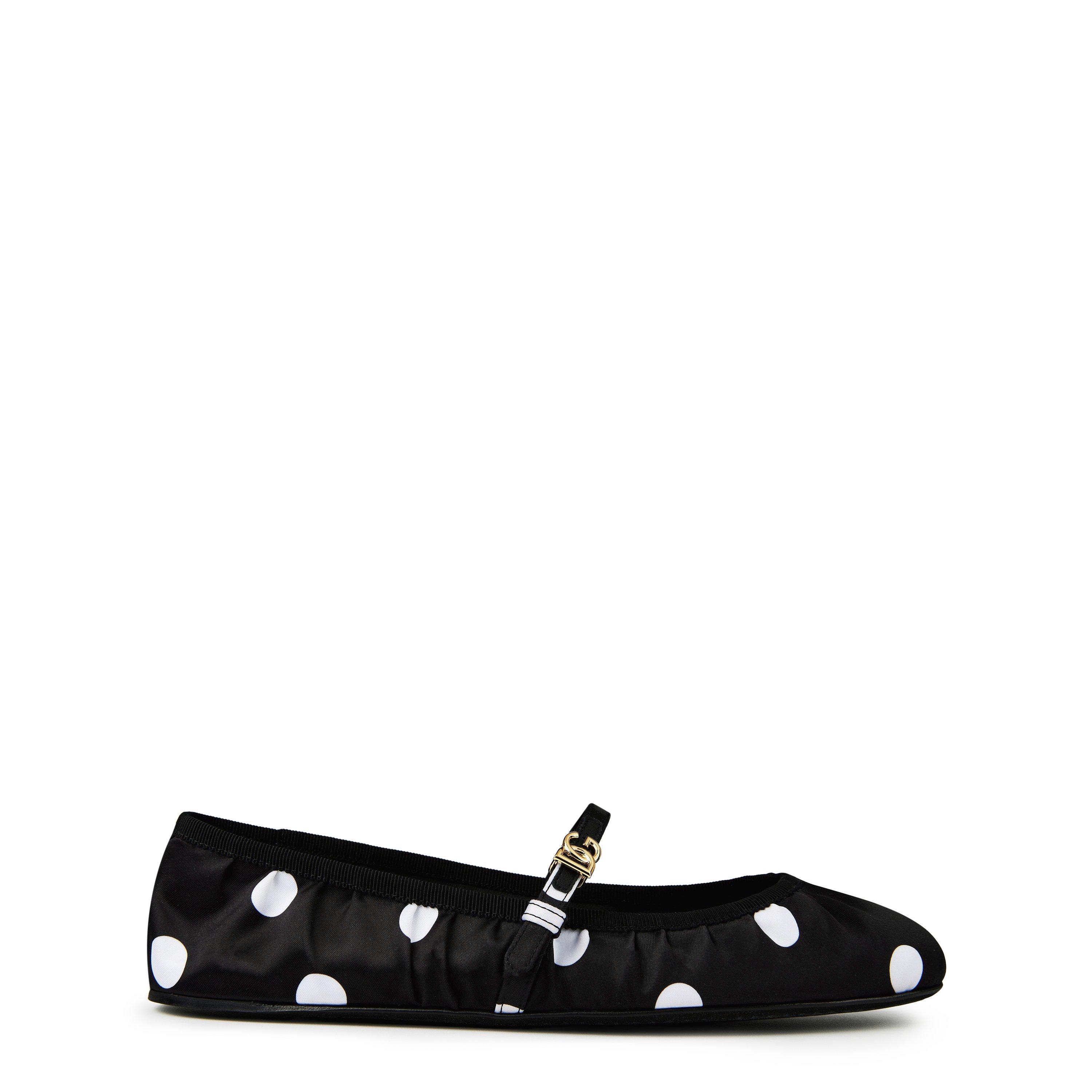 Nero - Dolce and Gabbana - Polka Dot Ballerina Pump - 1