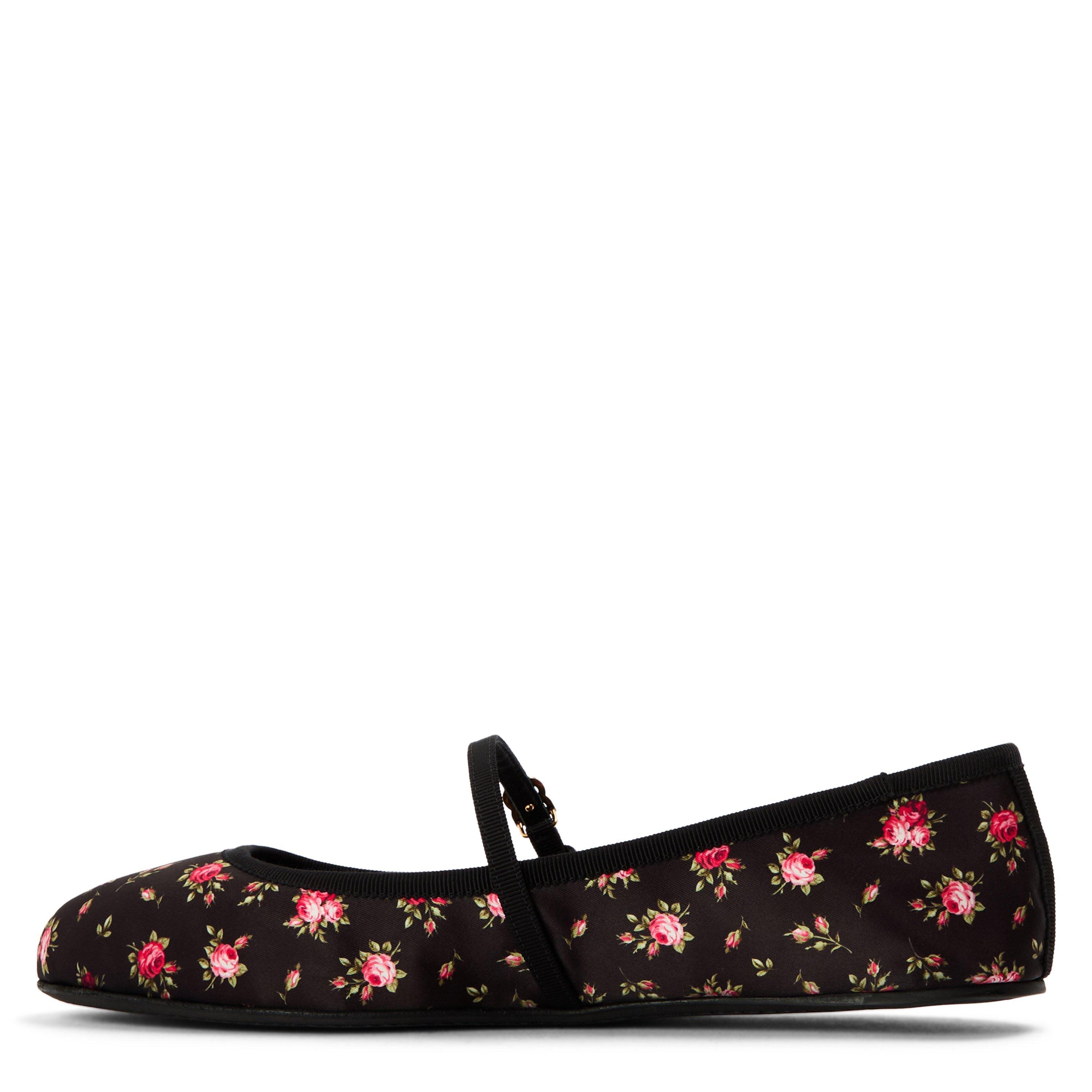 Roselline Nero - Dolce and Gabbana - Ballerina with Logo Buckle - 2