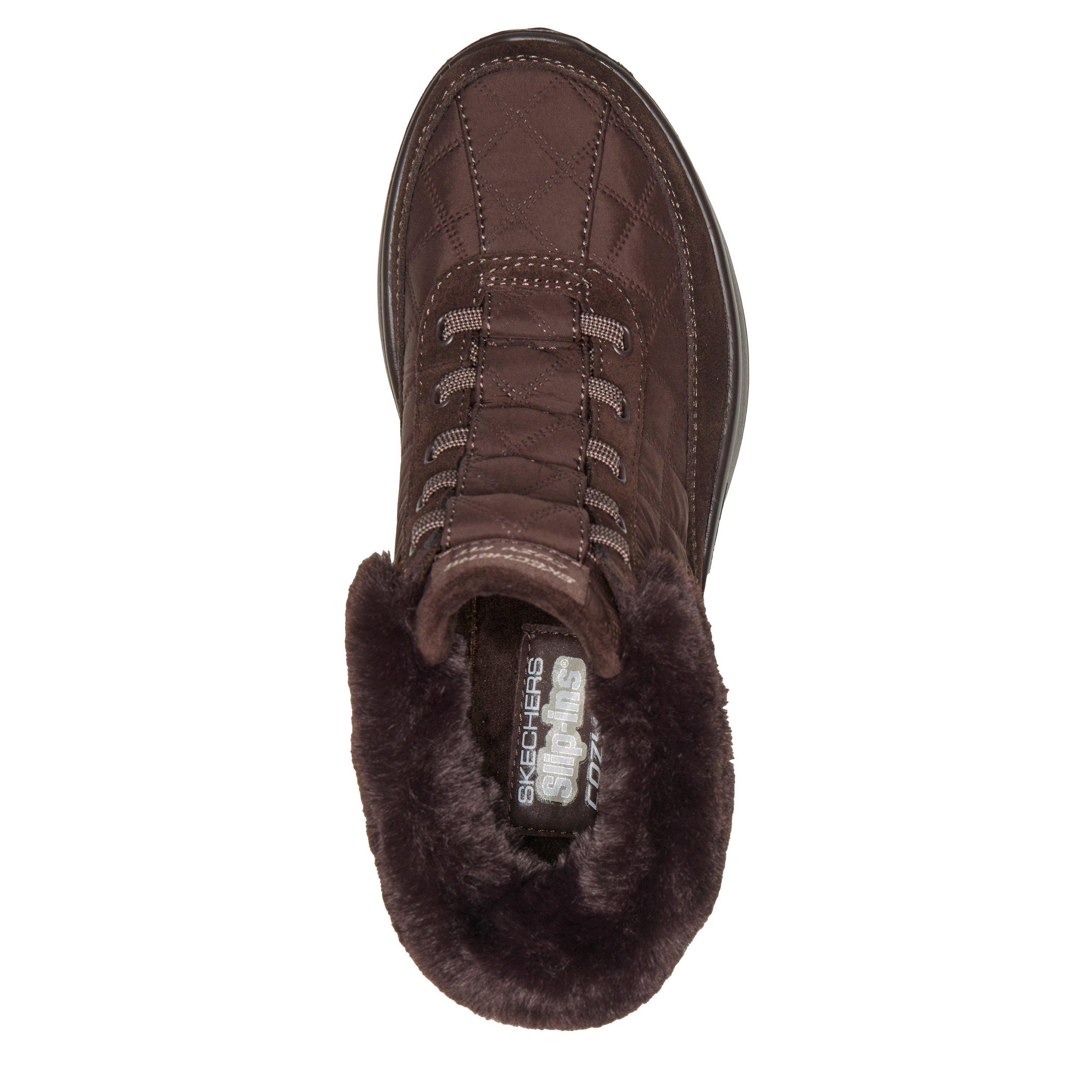 Dark Brown - Skechers - Skechers Cozy Fit SI Ld64 - 4