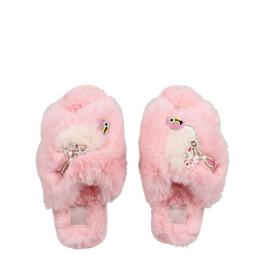 Biba Flamingo Embellished Slider Slipper