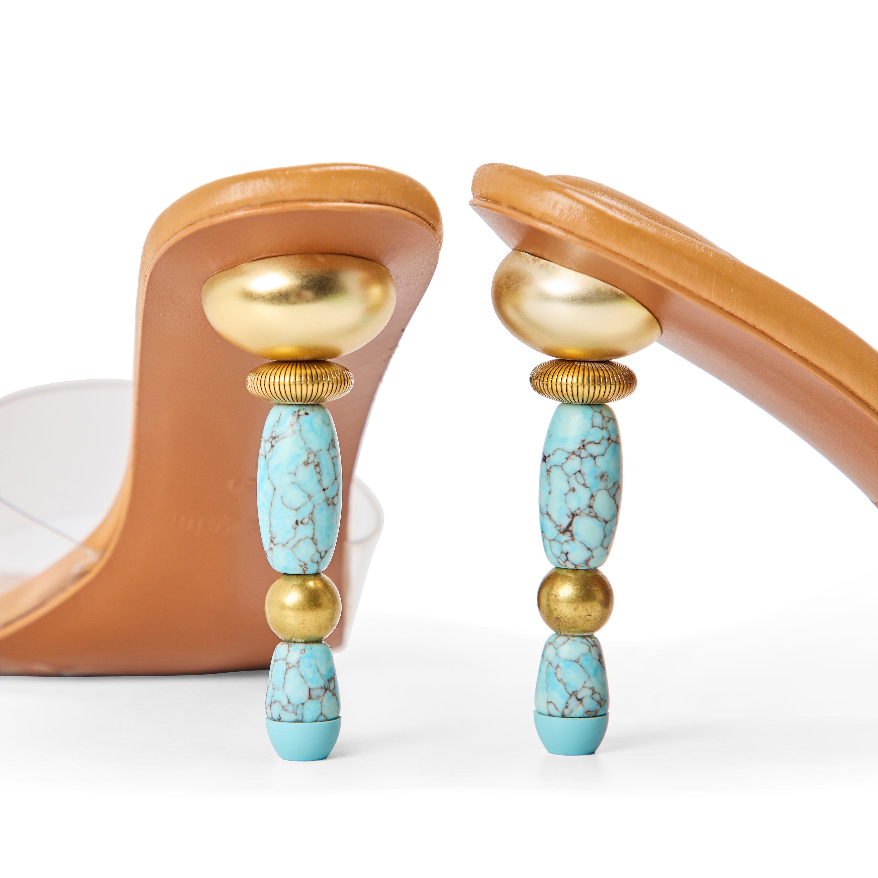 Ibiza Turquoise - Cult Gaia - Women's Heeled Sandals - 3
