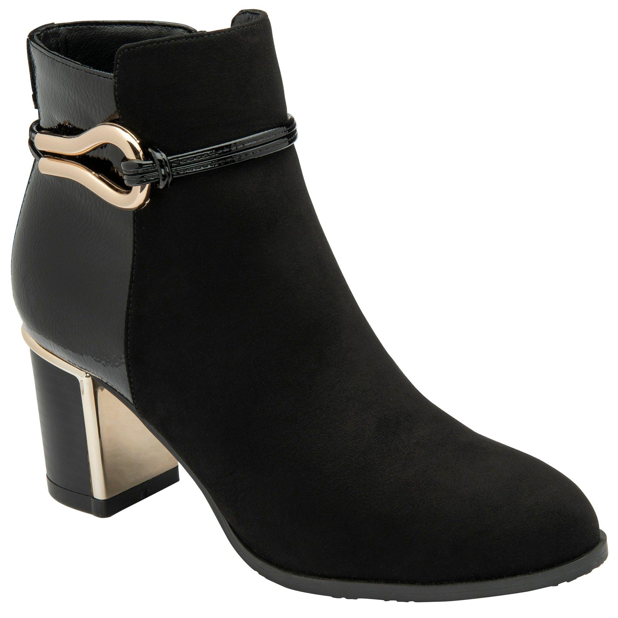 Black - Lotus Shoes - Lotus Ebony Boot - 1
