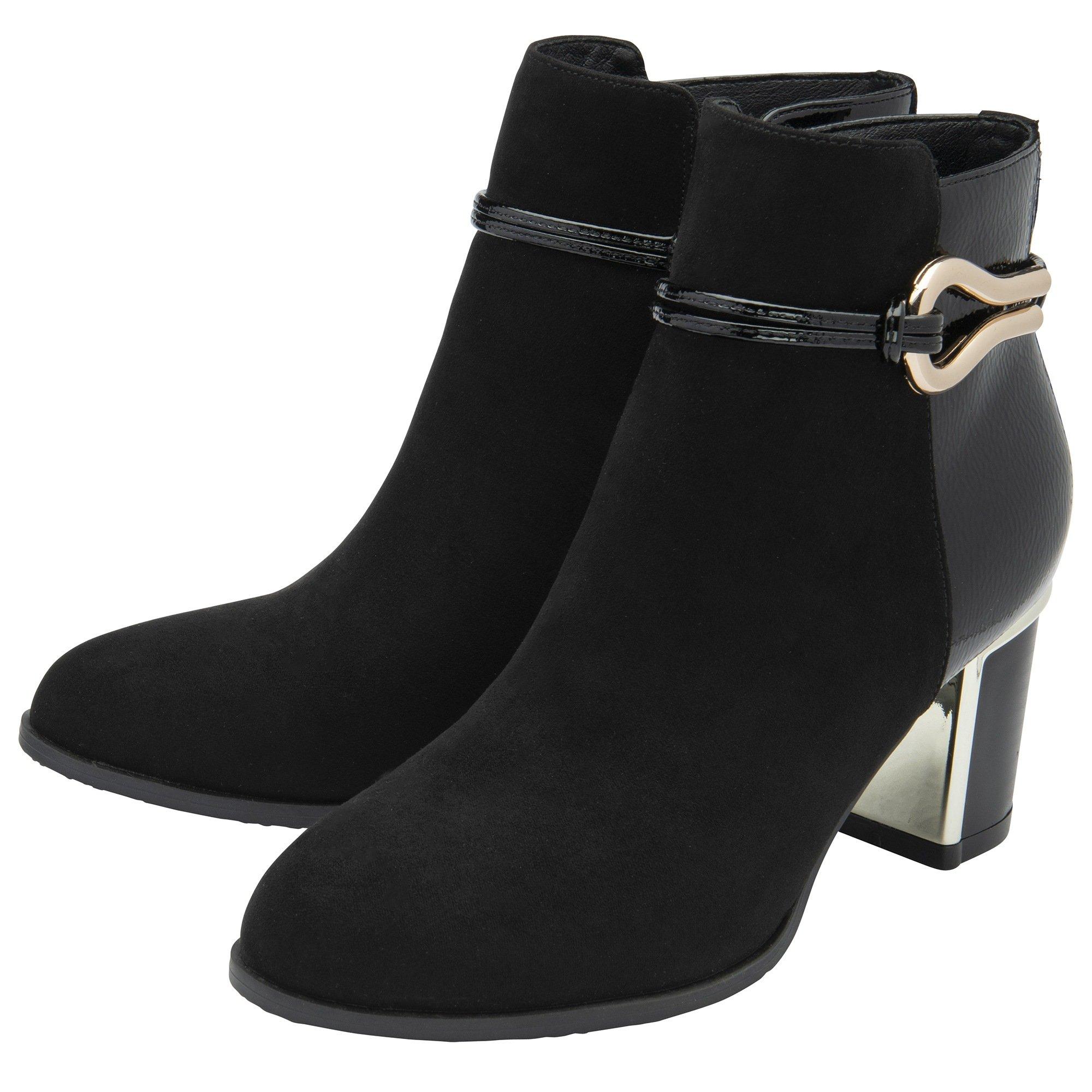 Negro - Lotus Shoes - Lotus Ebony Boot Ld62 - 2