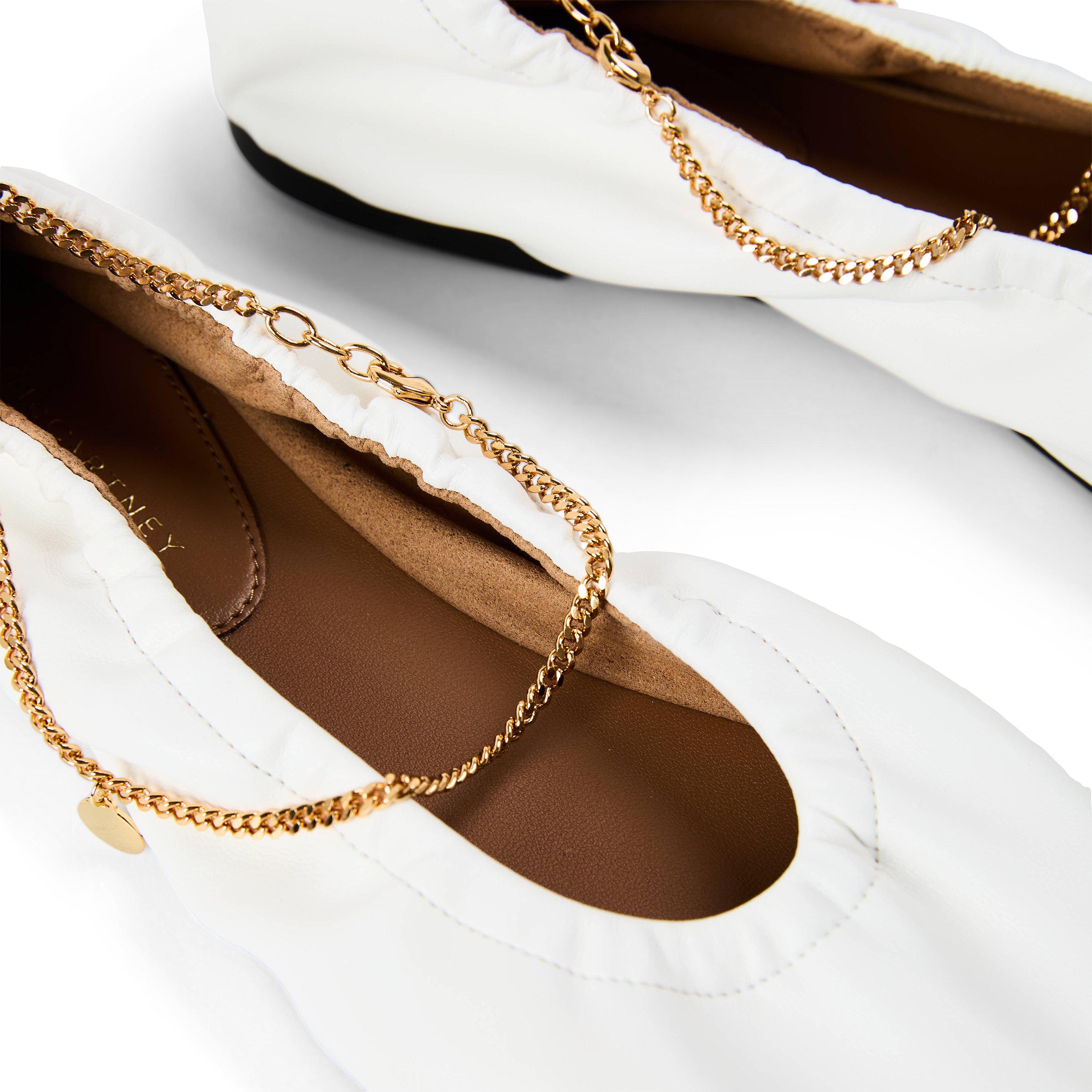 Pure White - Stella McCartney - Women's Ballet Pumps - 3