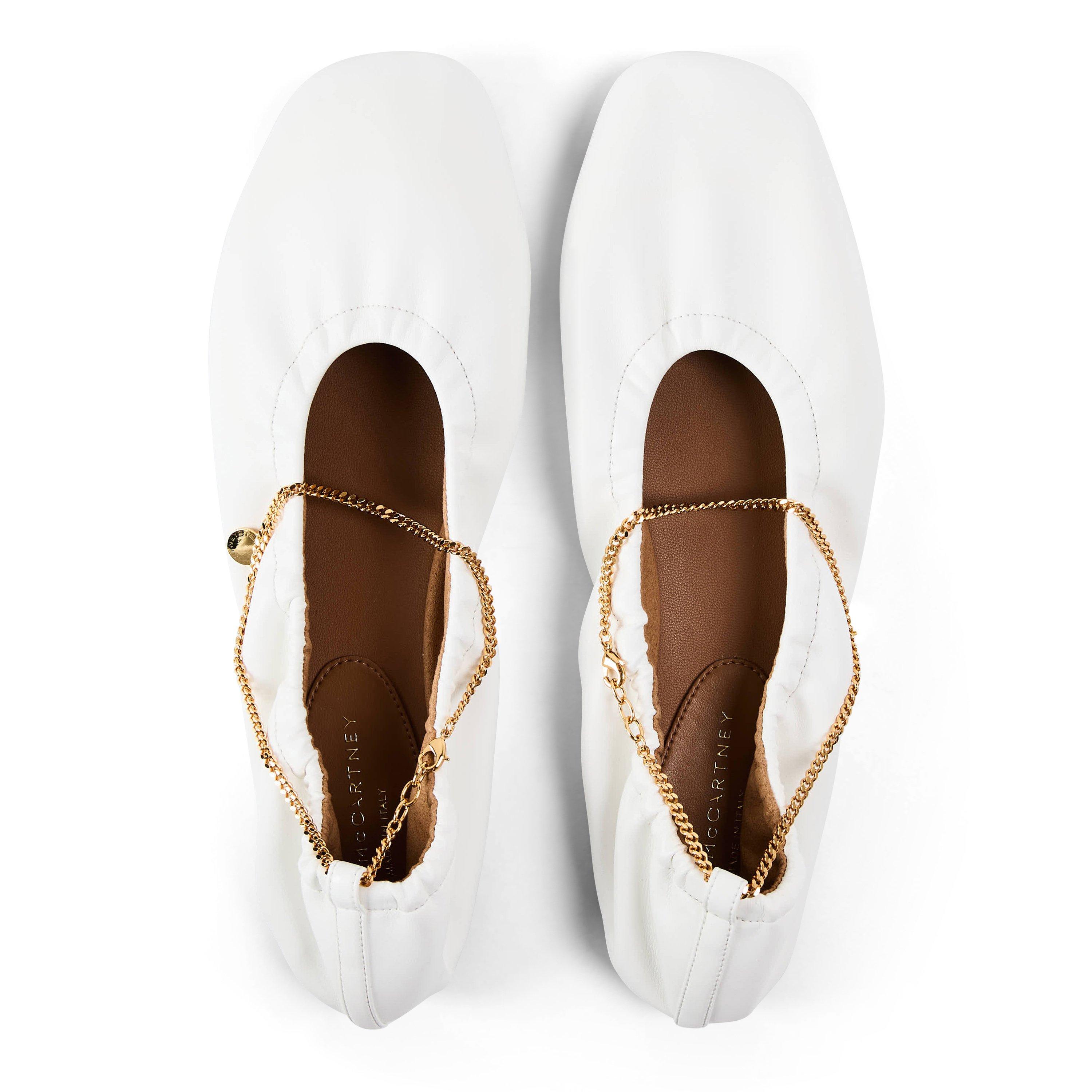Pure White - Stella McCartney - Women's Ballet Pumps - 4