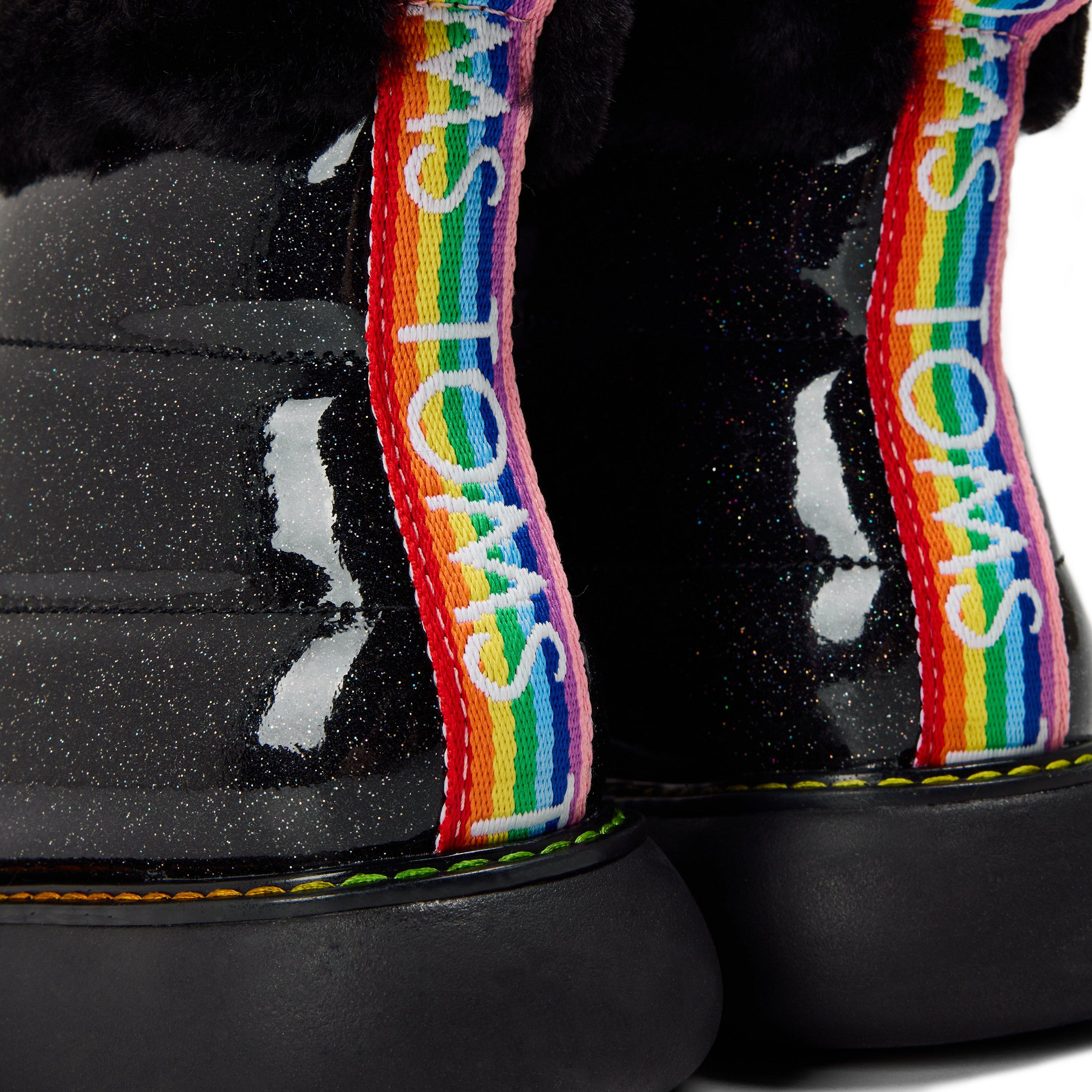 Black - Toms - Glitter Puff Boot Ladies - 3