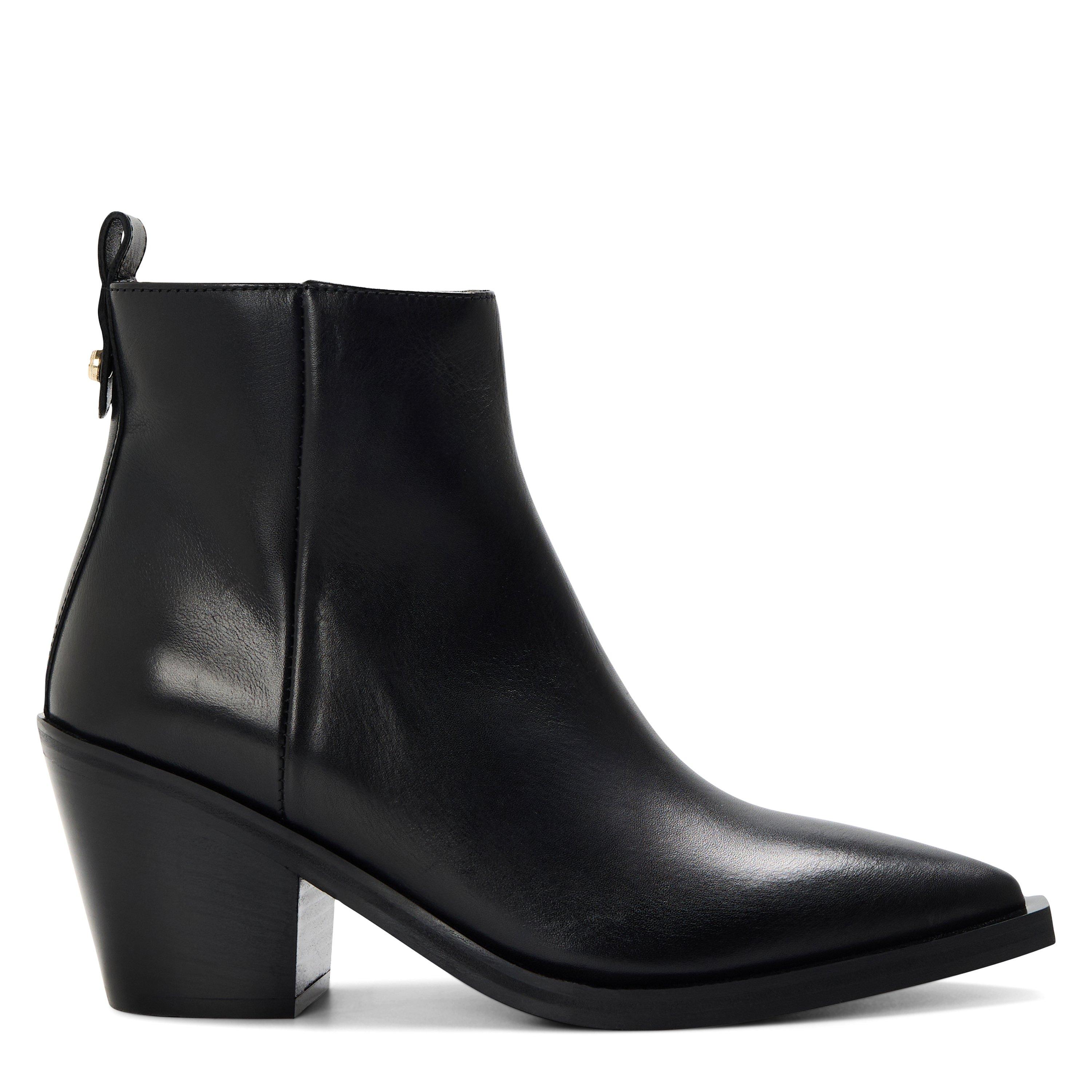 Black - Boss - Women's Ella Bootie60 C Ankle Heeled Boot - 1