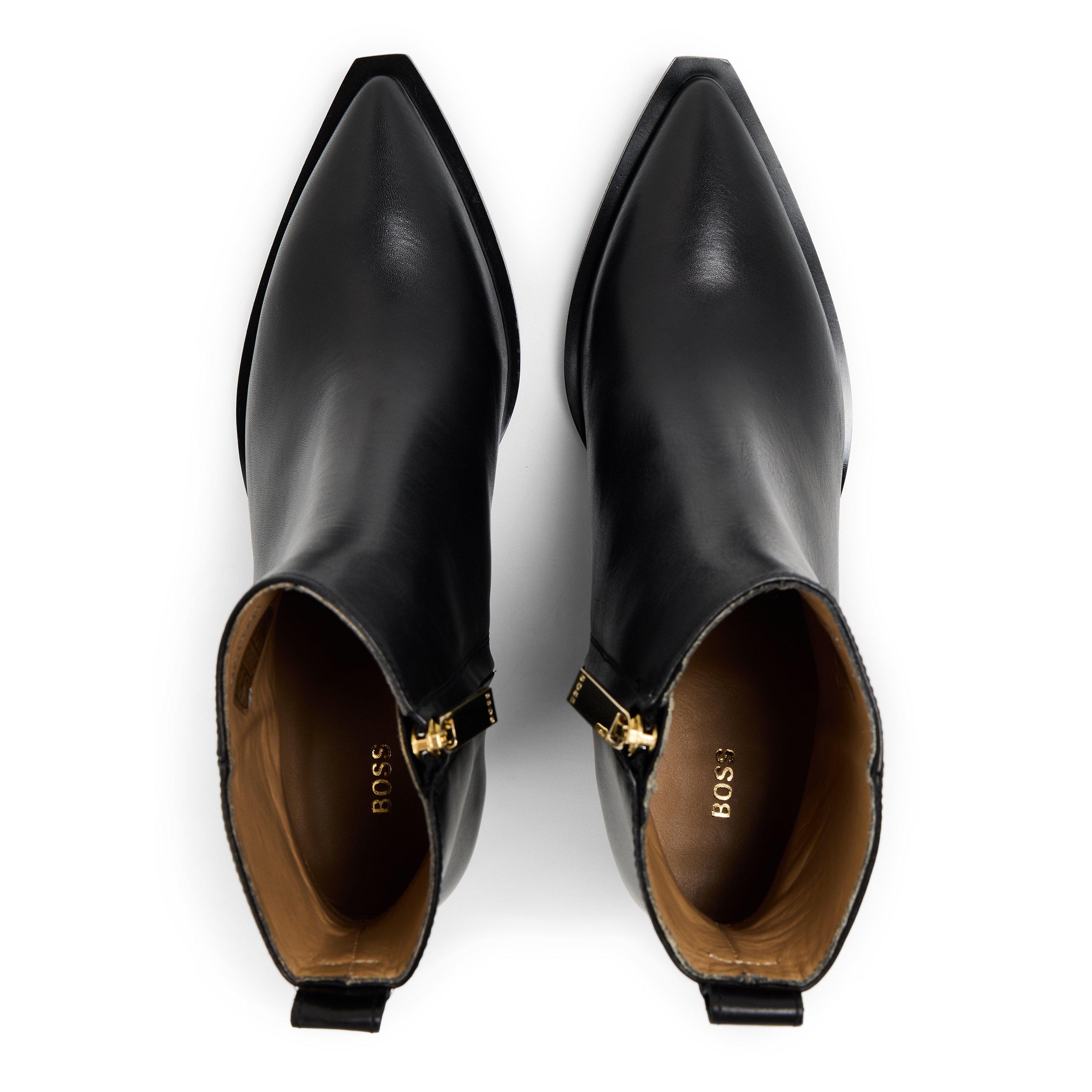 Black - Boss - Ella Bootie60 C 10254474 01 Heeled Boots Womens - 3