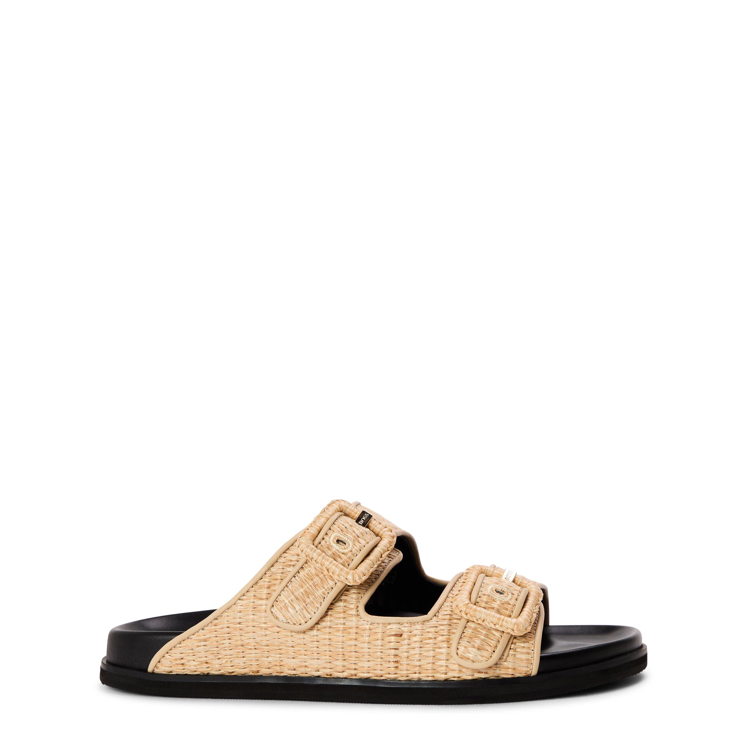Light Beige - Boss - Freyah Slide Rfbk 10271641 01 Slider Slippers Womens - 1