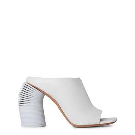 Off White Spring Mules