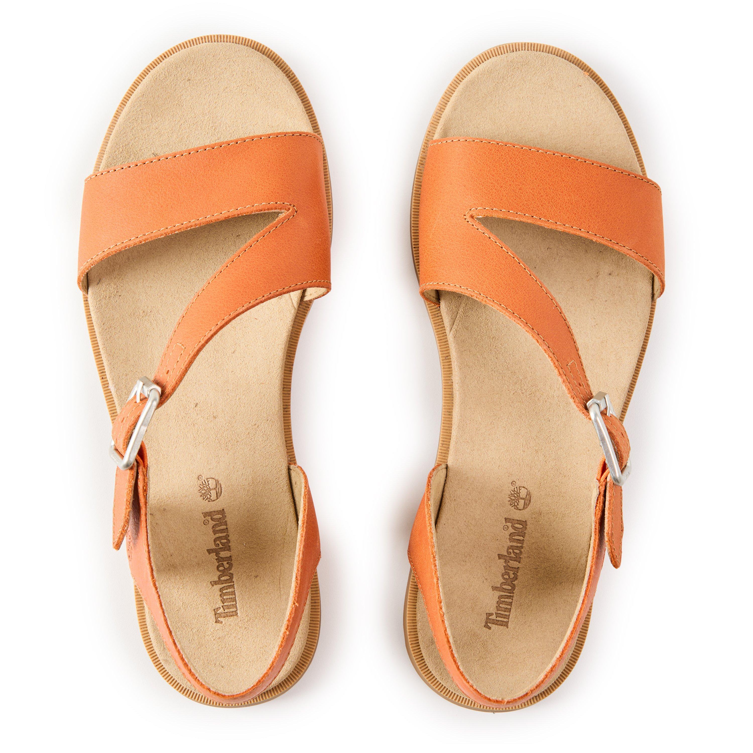 Med Ornge Grain - Timberland - Timberland Calista Bay Backstrap Sandal Medium - 4