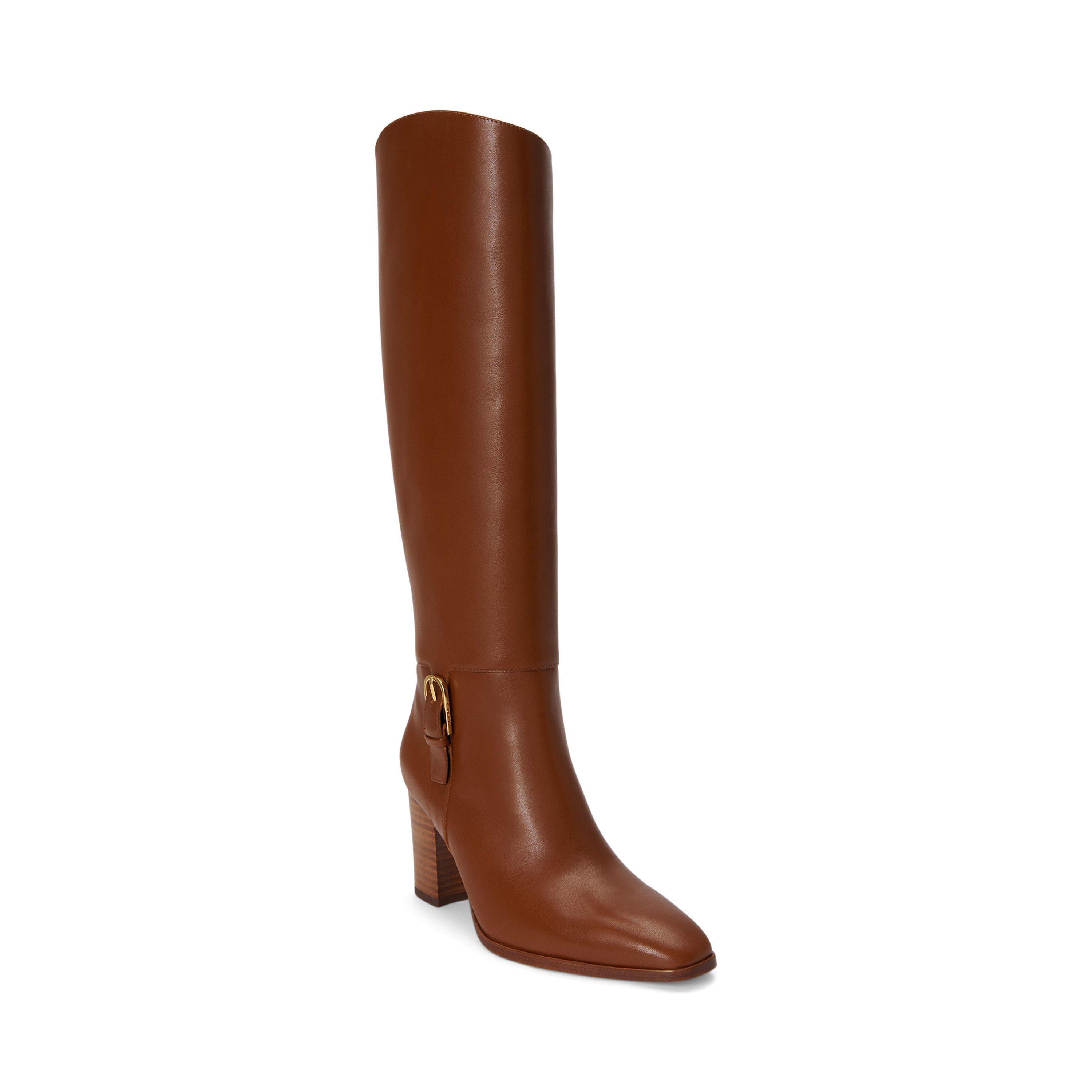 Lauren Tan - Lauren by Ralph Lauren - Women's Rlyn Leather Knee-High Boots - 2