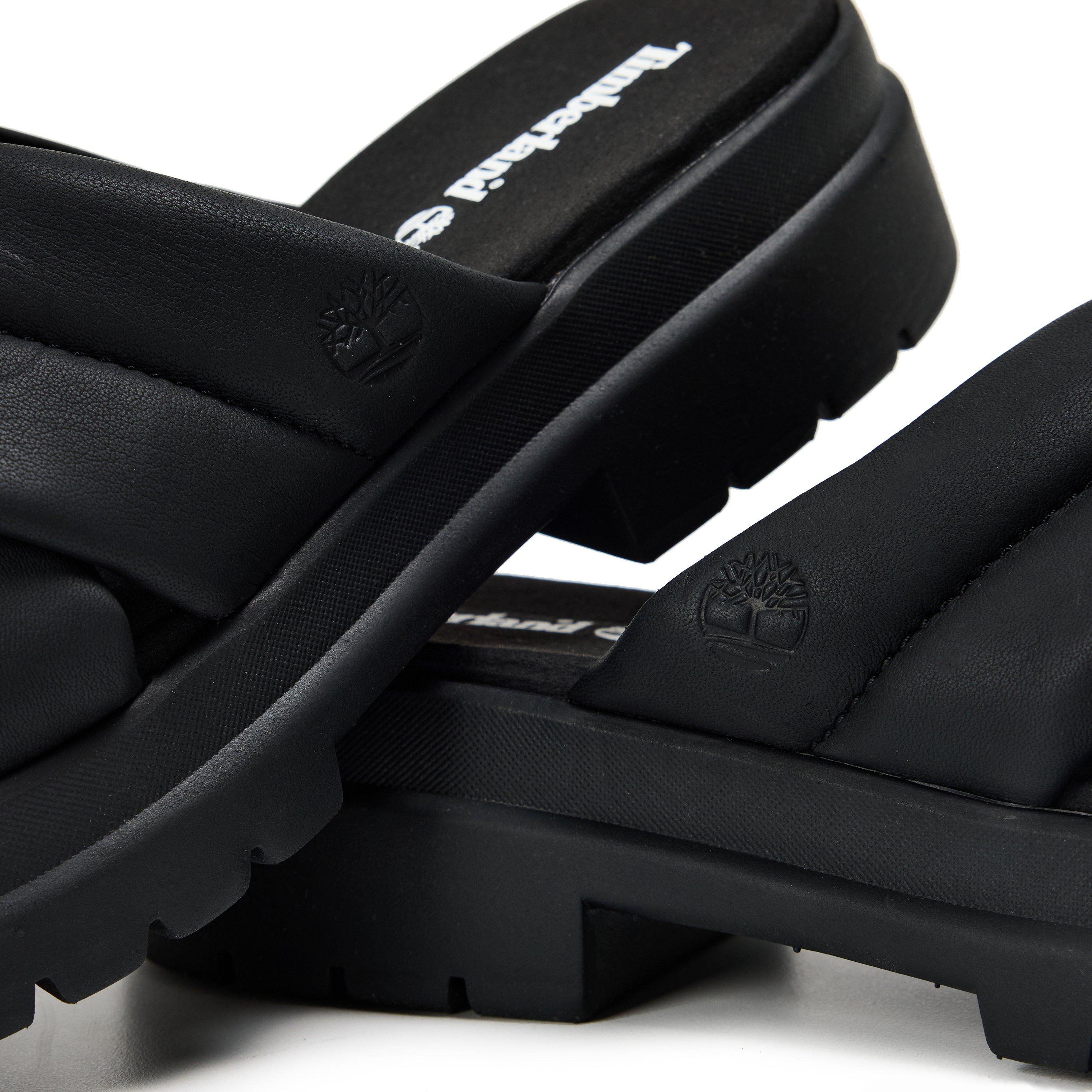 Blk Full Grain - Timberland - Timberland London Vibe Slide Sandal Black Full - 3