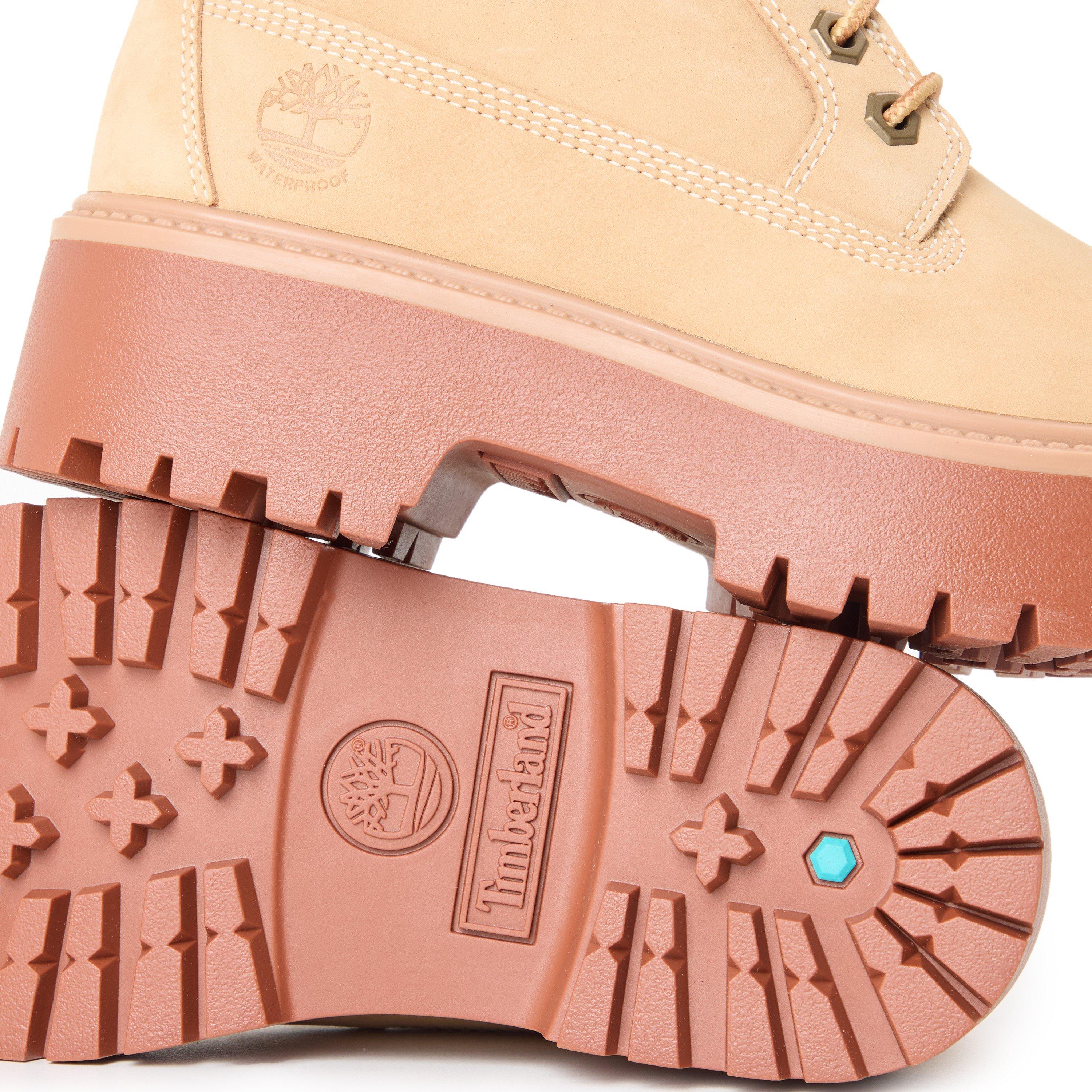 Med Beige - Timberland - Timberland Stone Street Mid Lace Up Waterproof - 3