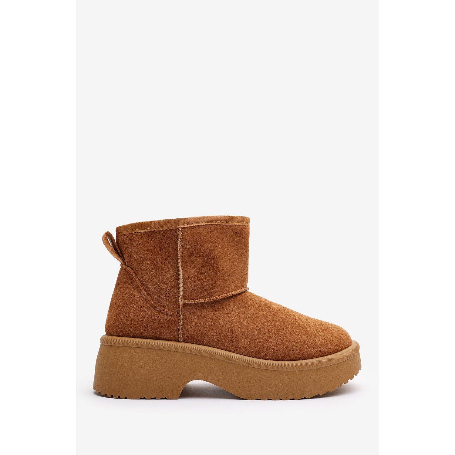ChestnutSuede - Wheres That From - Women's Platform Ankle Boot - 2