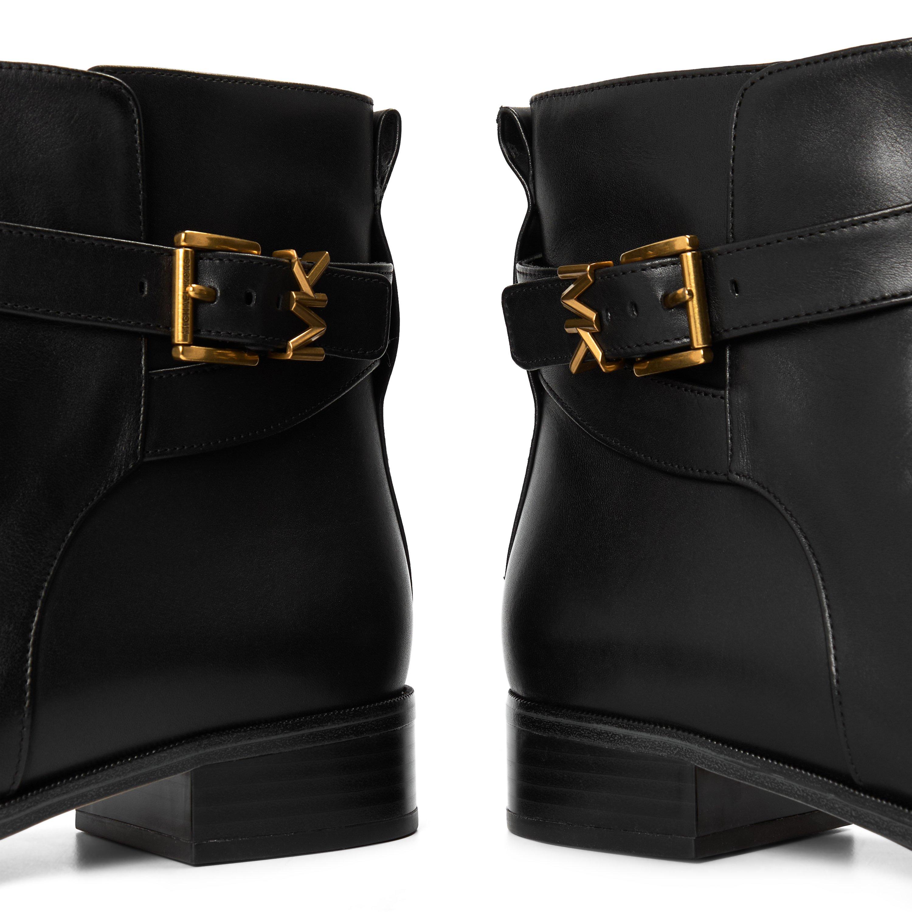 Black - MICHAEL Michael Kors - Women's Rachel Ankle Heeled Boots - 3