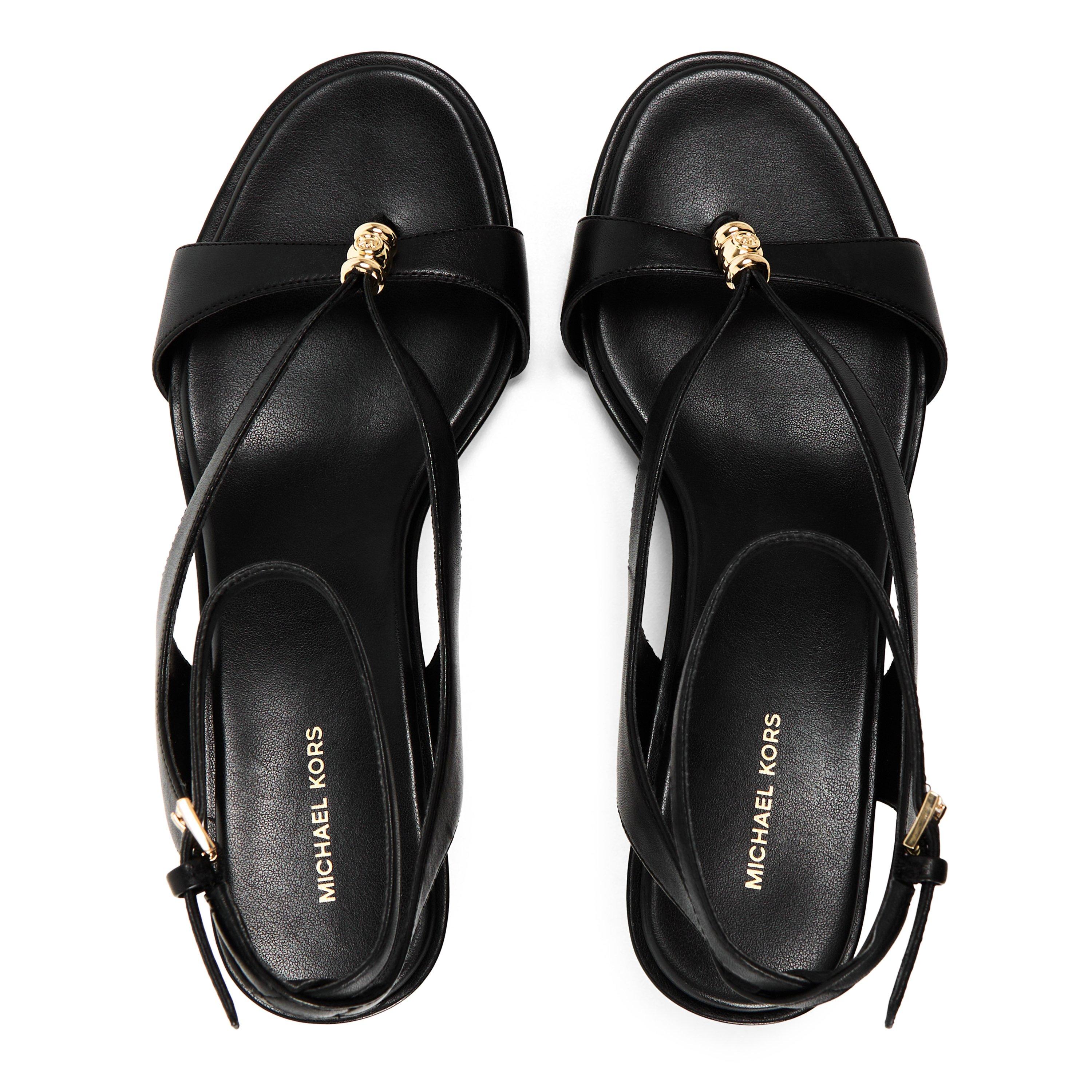 Black - MICHAEL Michael Kors - Women's Cherie Heeled Sandals - 4