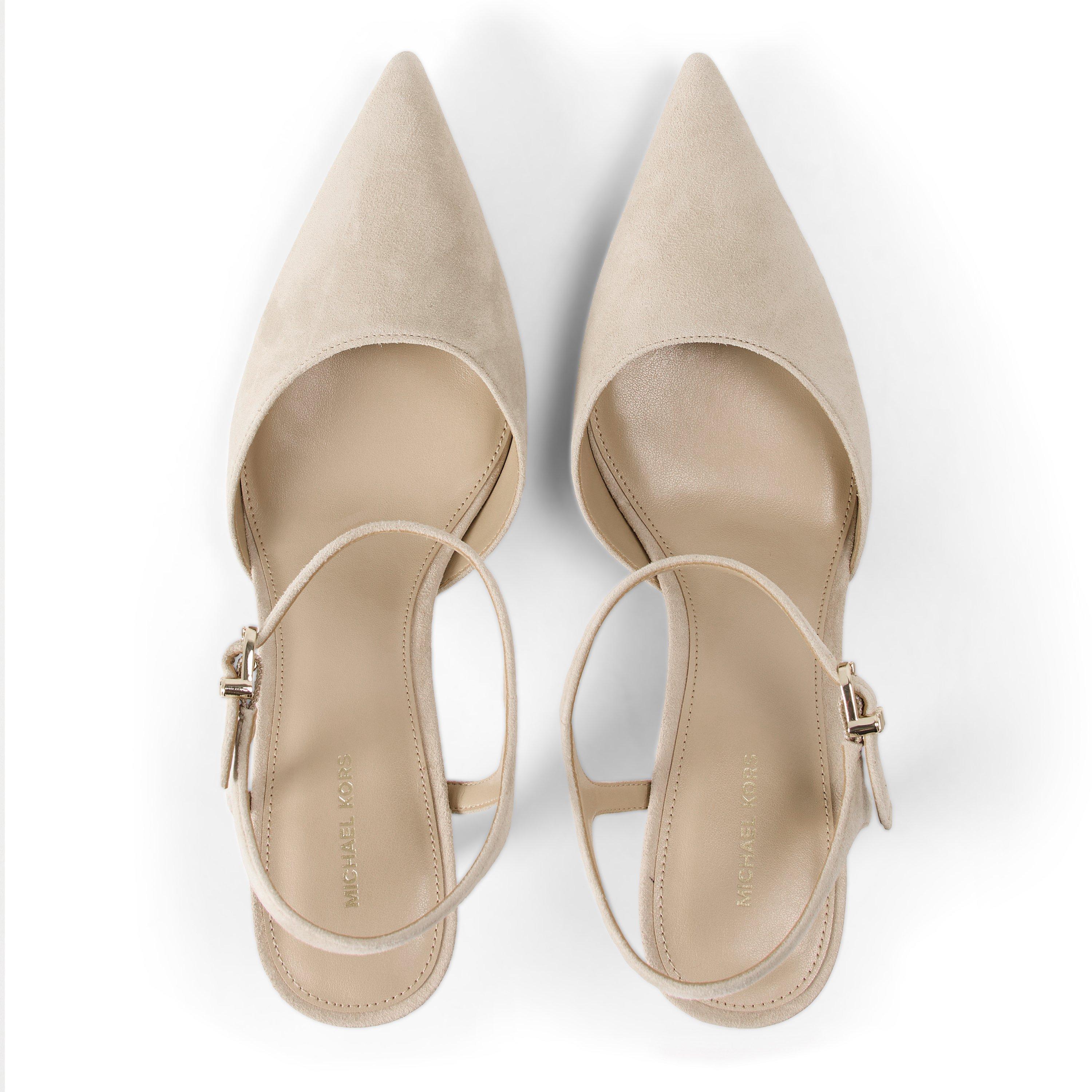 Khaki - MICHAEL Michael Kors - Women's Amara 75 Stiletto Court Shoes - 4
