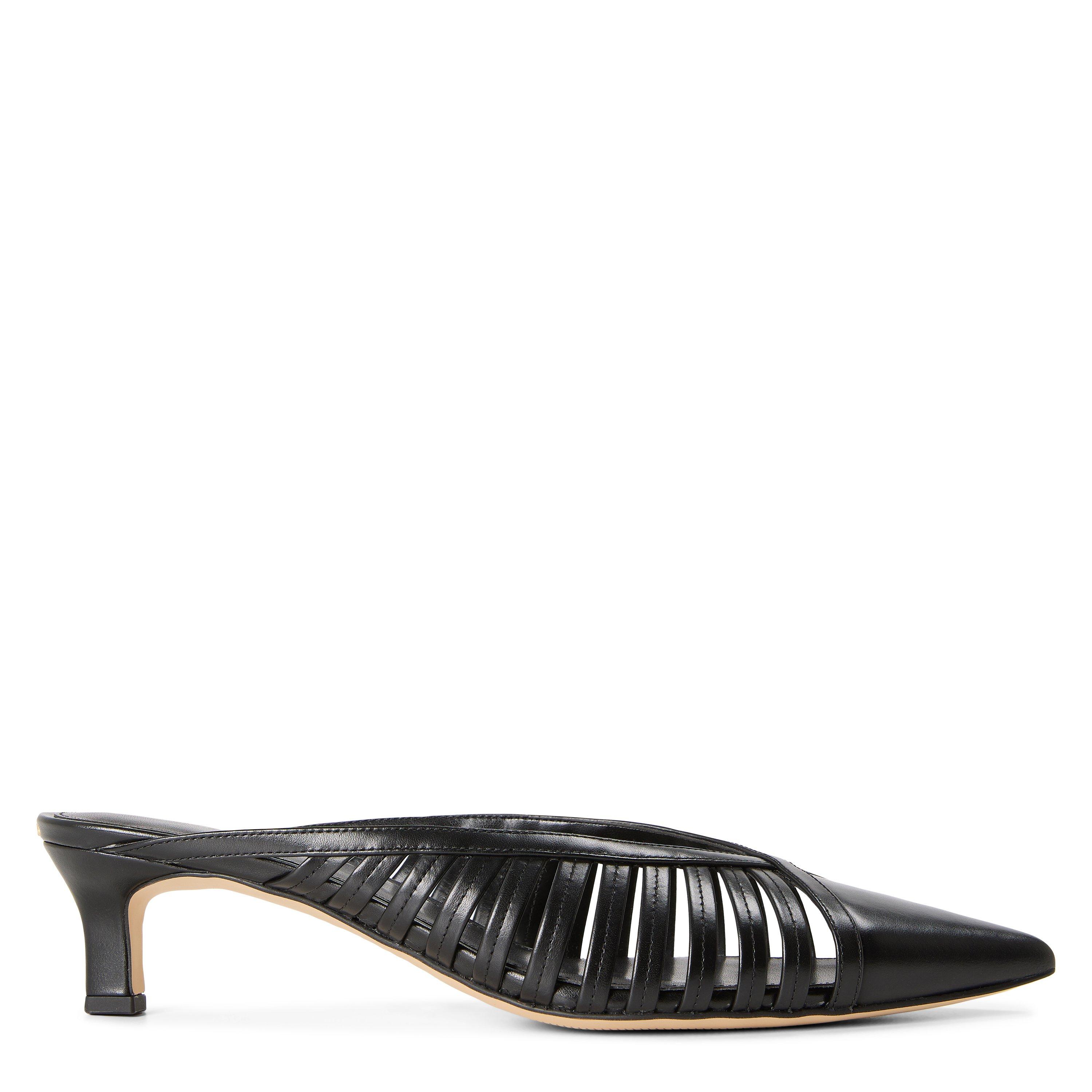 Black - MICHAEL Michael Kors - Women's Adriana 45 Heeled Mules - 1