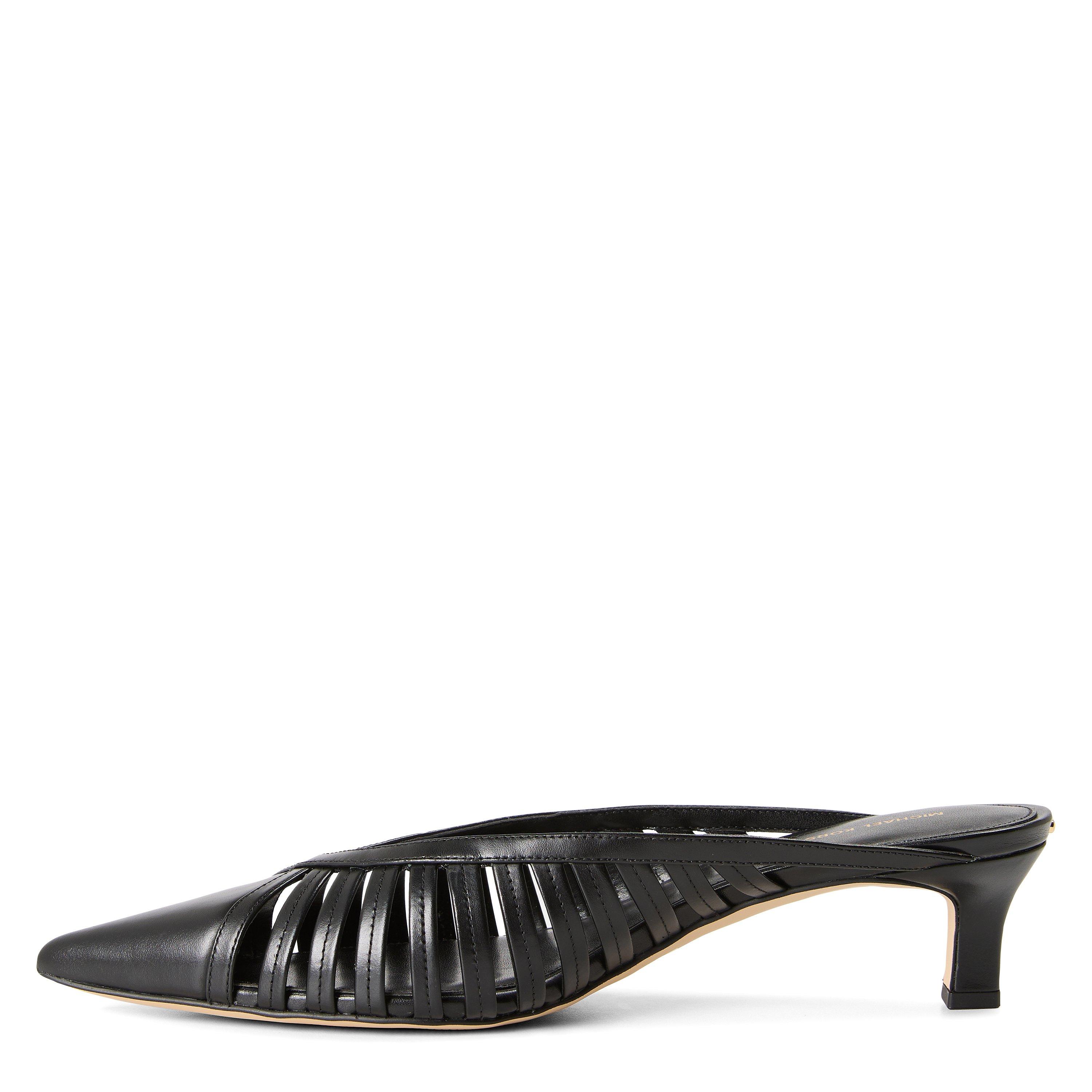 Black - MICHAEL Michael Kors - Women's Adriana 45 Heeled Mules - 2