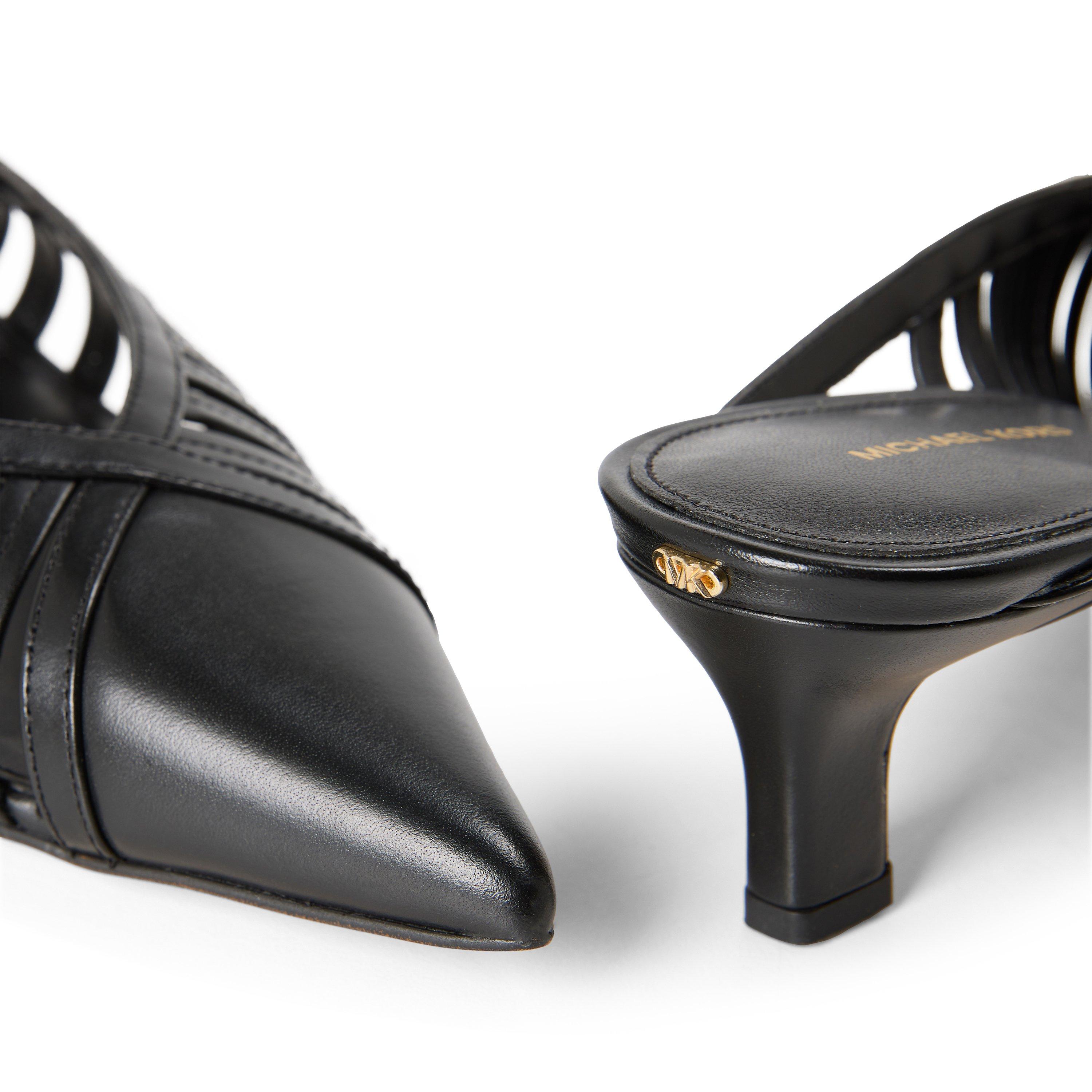 Black - MICHAEL Michael Kors - Women's Adriana 45 Heeled Mules - 3