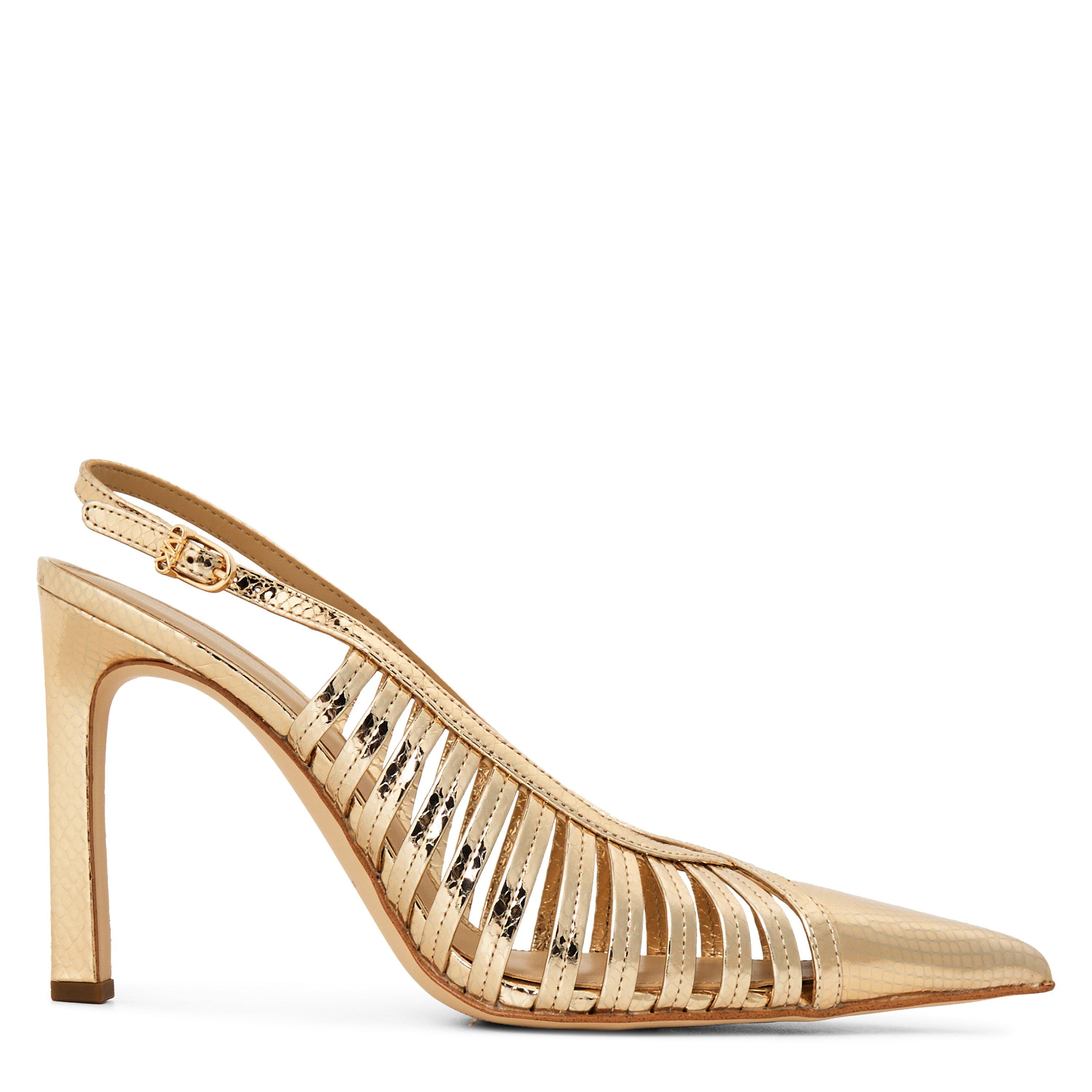 Pale Gold - MICHAEL Michael Kors - Women's Adriana 105 Slingbacks - 1