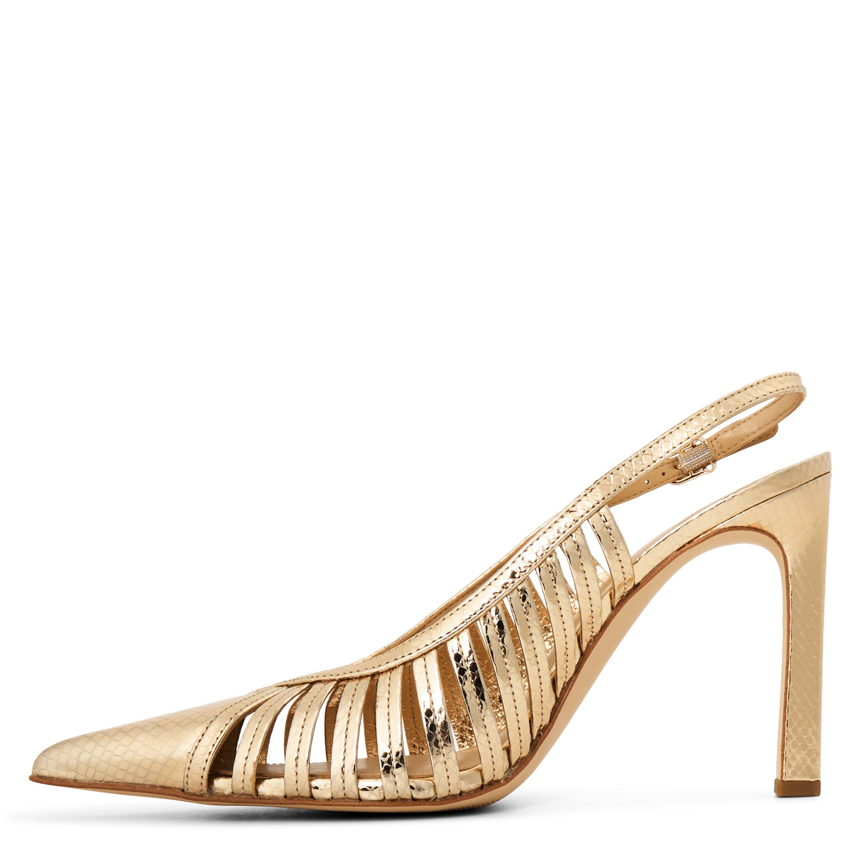 Pale Gold - MICHAEL Michael Kors - Women's Adriana 105 Slingbacks - 2