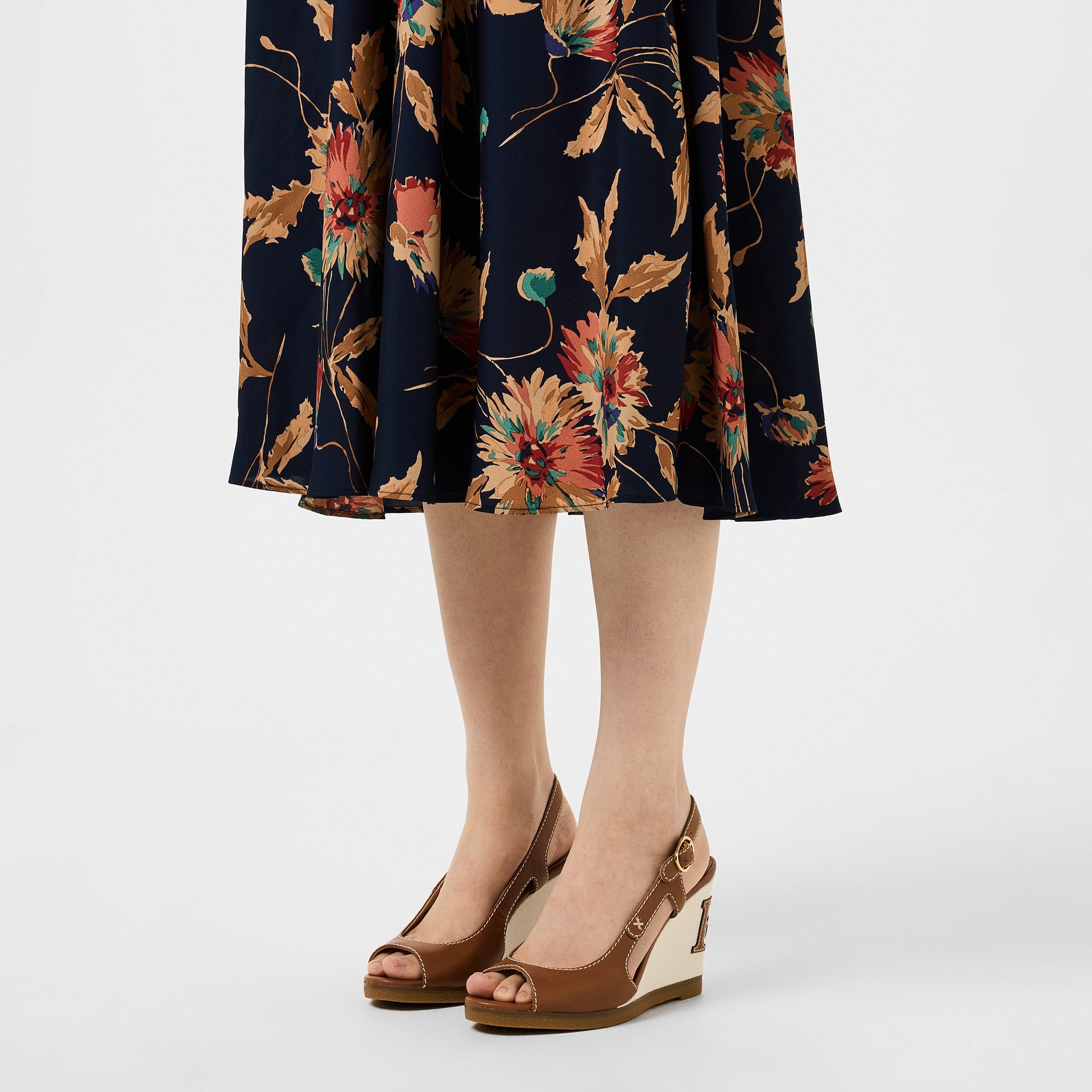 Deep Saddle Tan - Lauren by Ralph Lauren - Roni Wedge Heels - 2