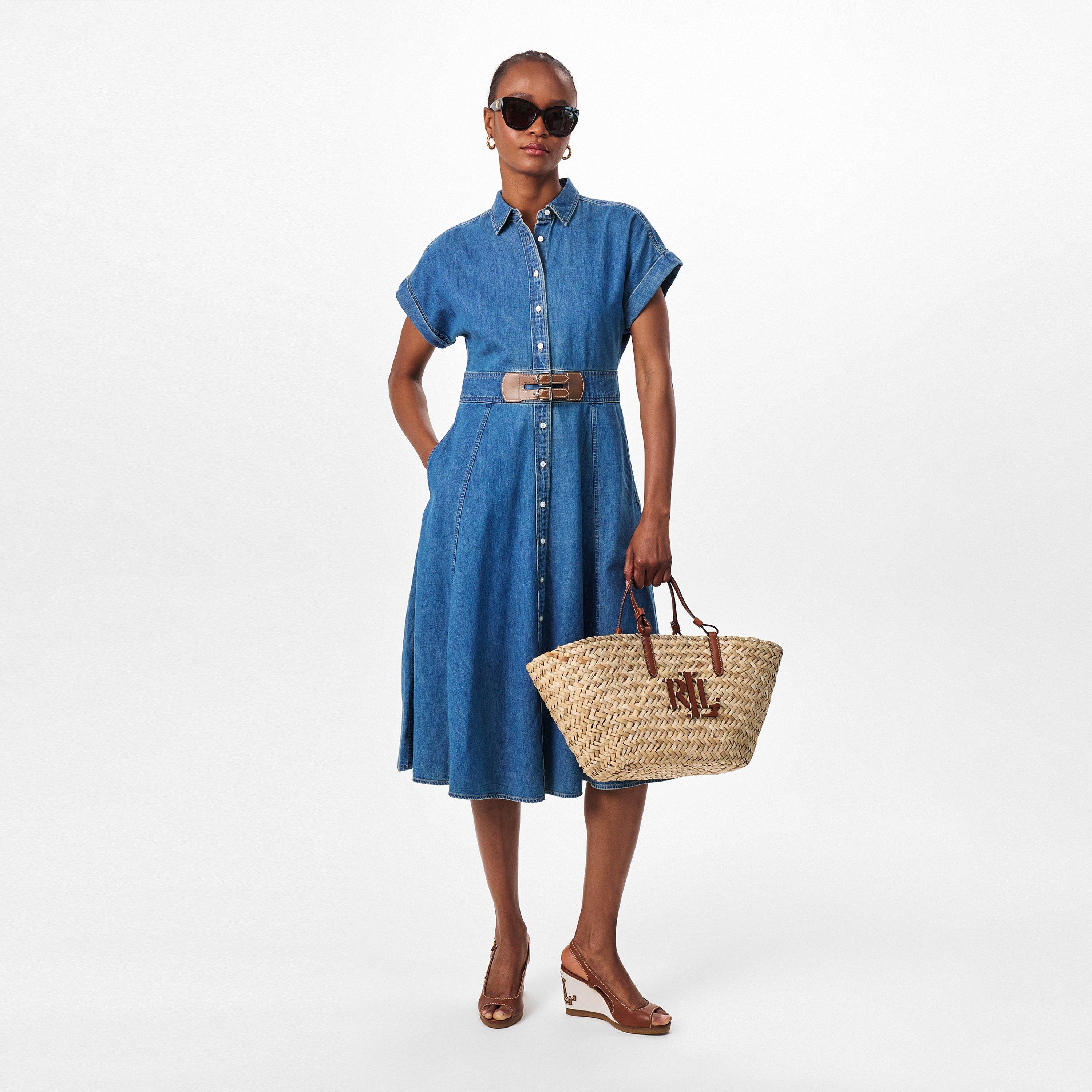 Deep Saddle Tan - Lauren by Ralph Lauren - Roni Wedge Heels - 7