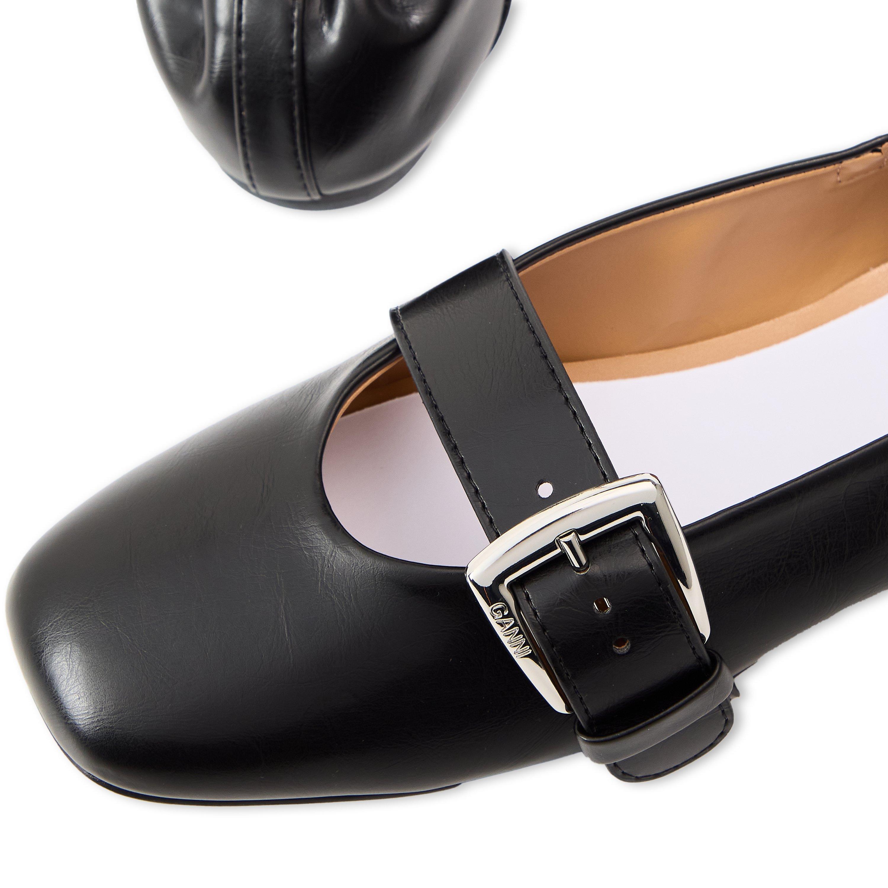 Black - Ganni - Ganni Ballerina Crin Ld62 - 3