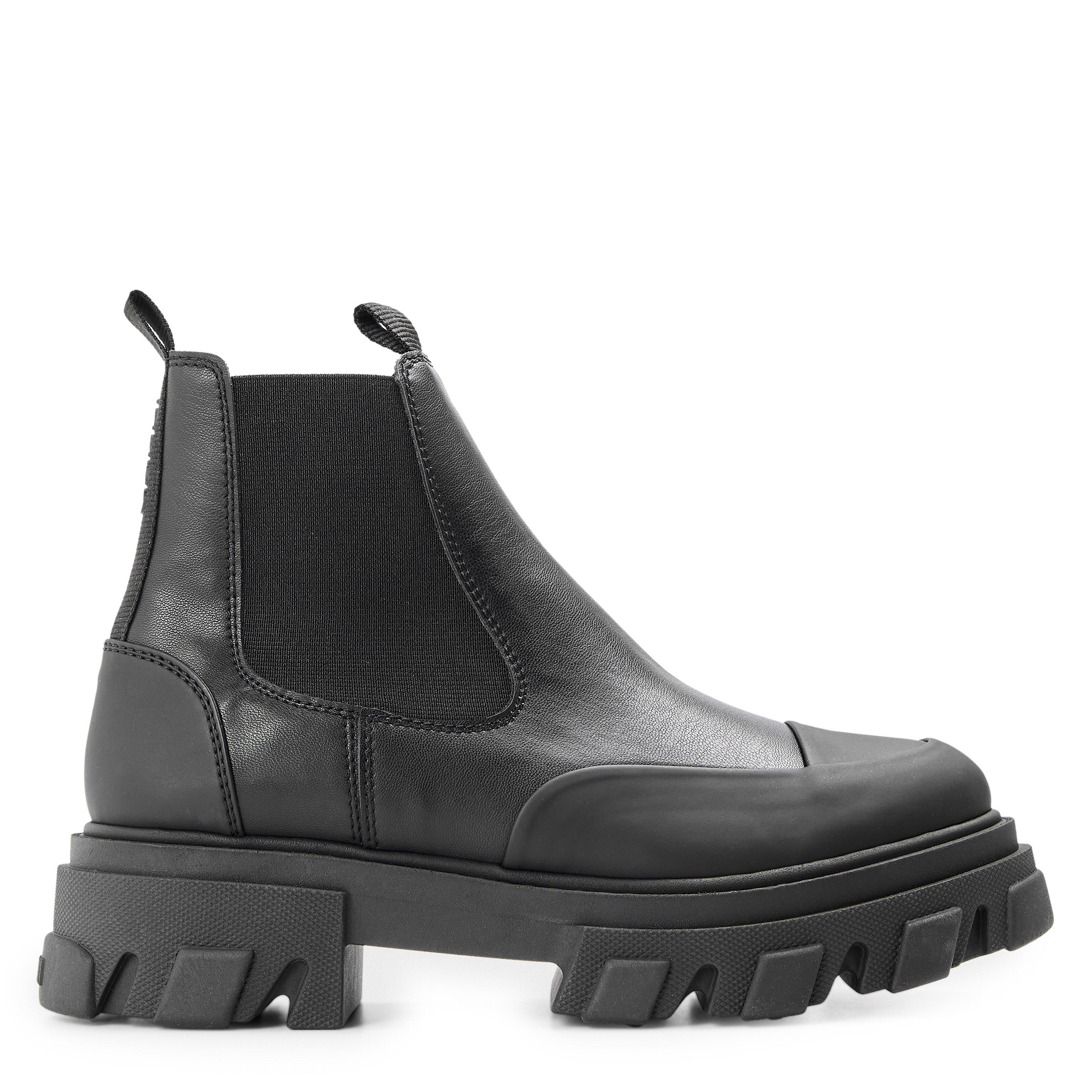 Black - Ganni - Women's Low Chelsea Bluetooth Chelsea Boots - 1